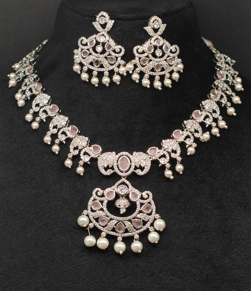 Silver necklace jewellery