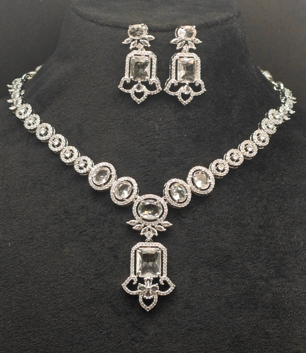 Silver necklace jewellery