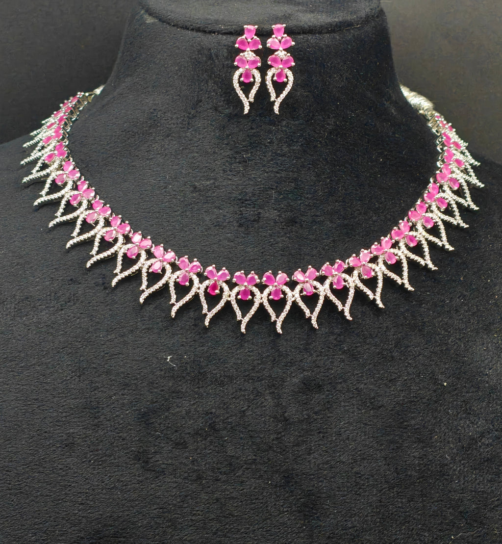Silver necklace jewellery