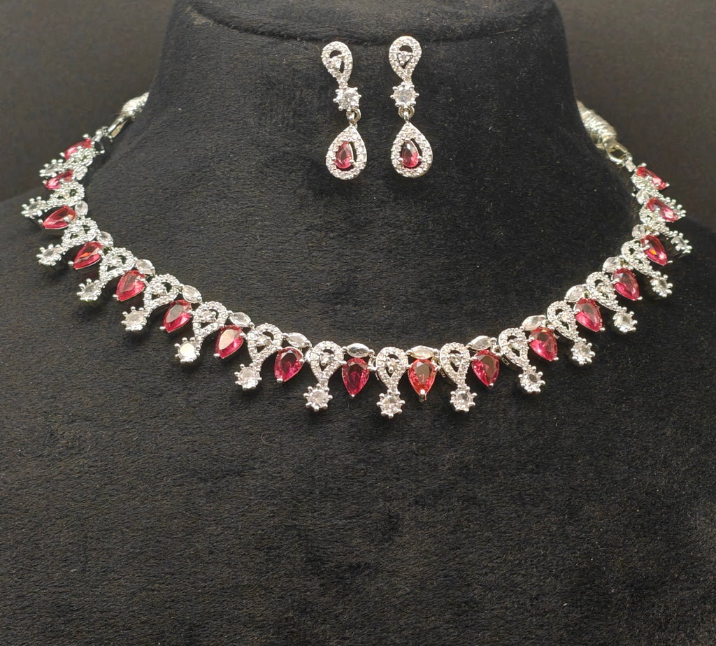 Silver necklace jewellery