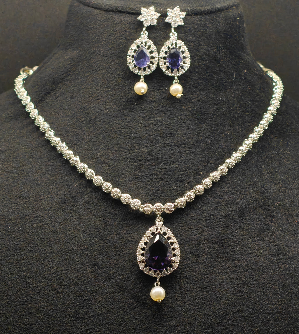 Silver necklace jewellery