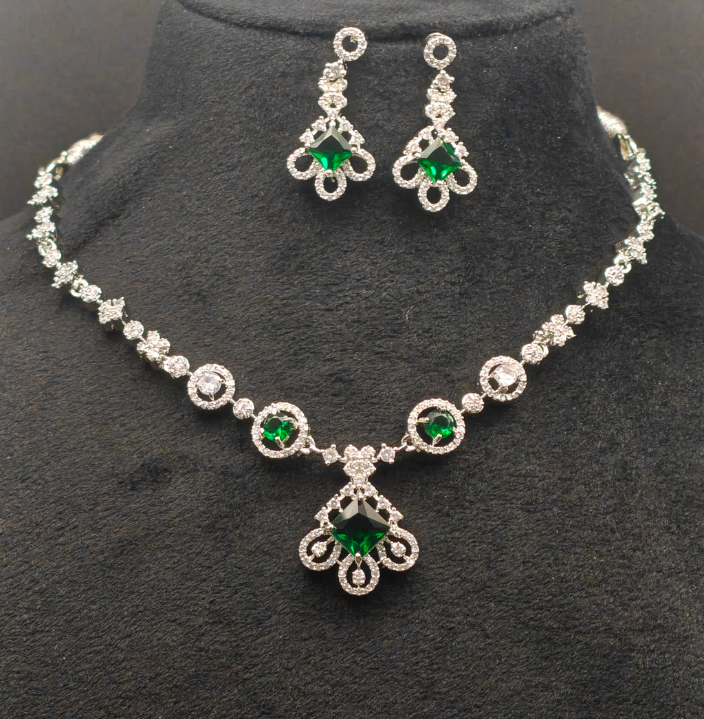 Silver necklace jewellery