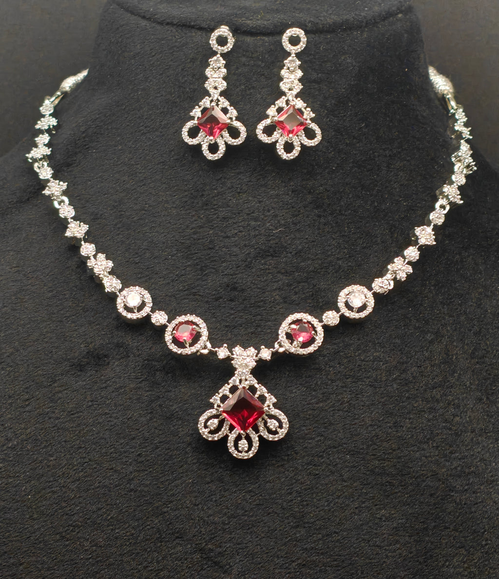 Silver necklace jewellery