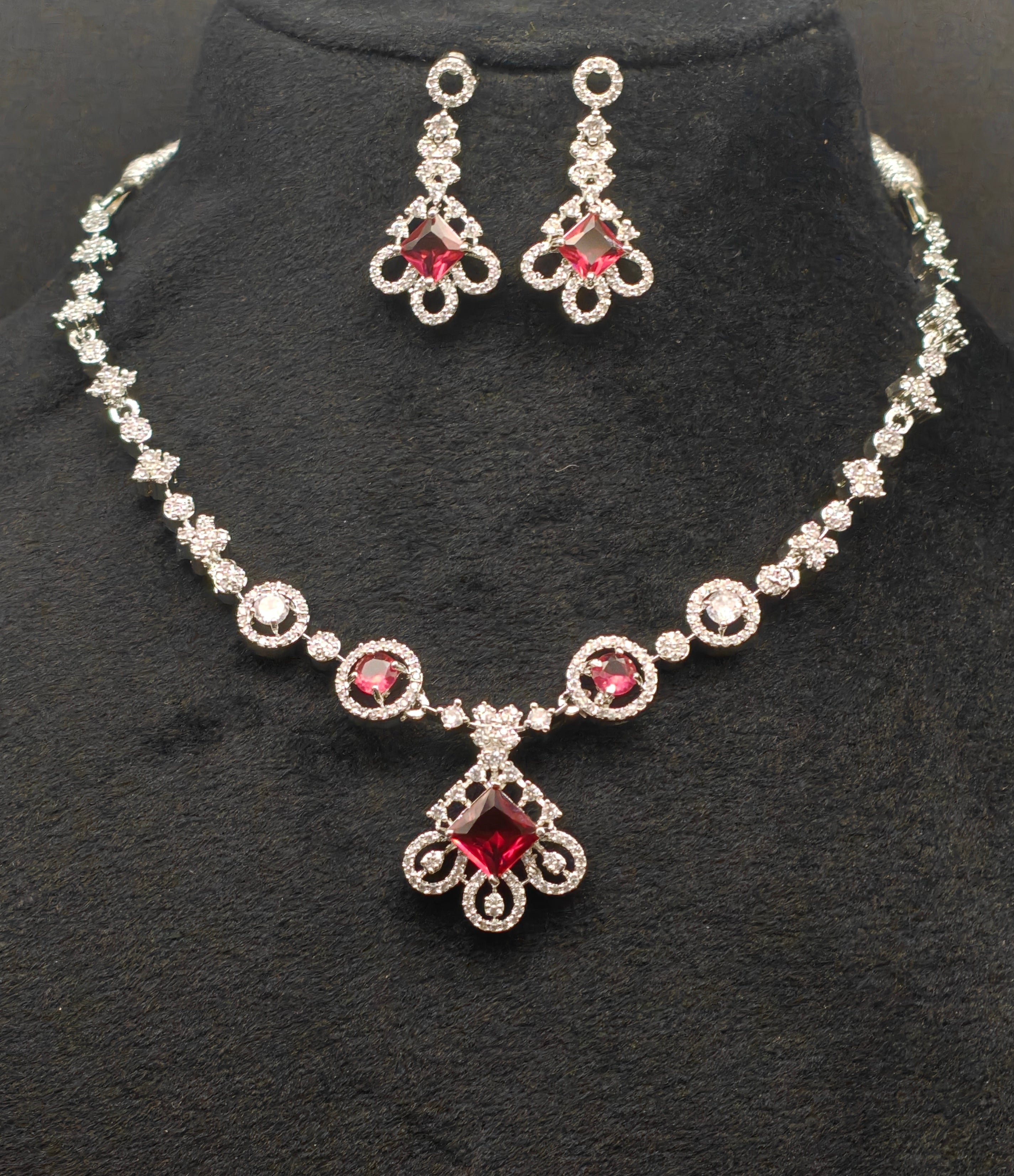 Silver necklace jewellery
