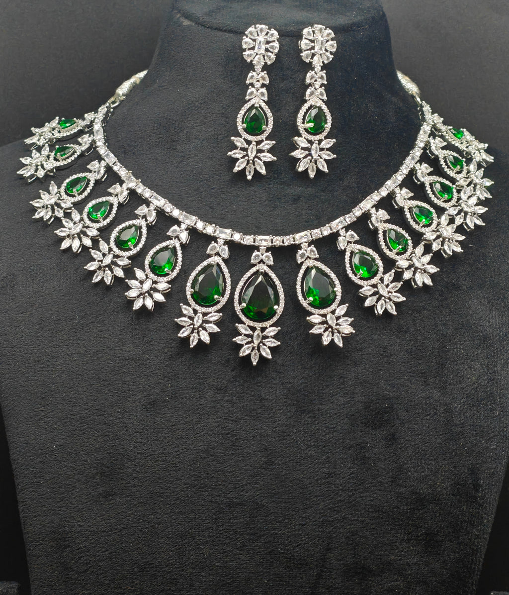 Silver necklace jewellery