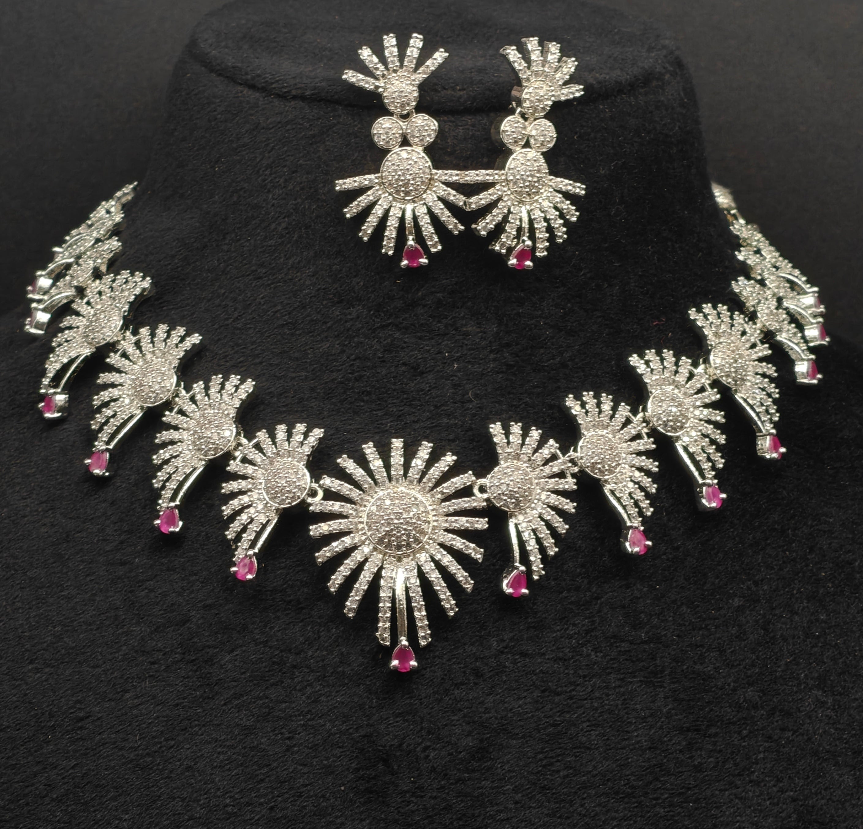 Silver necklace jewellery