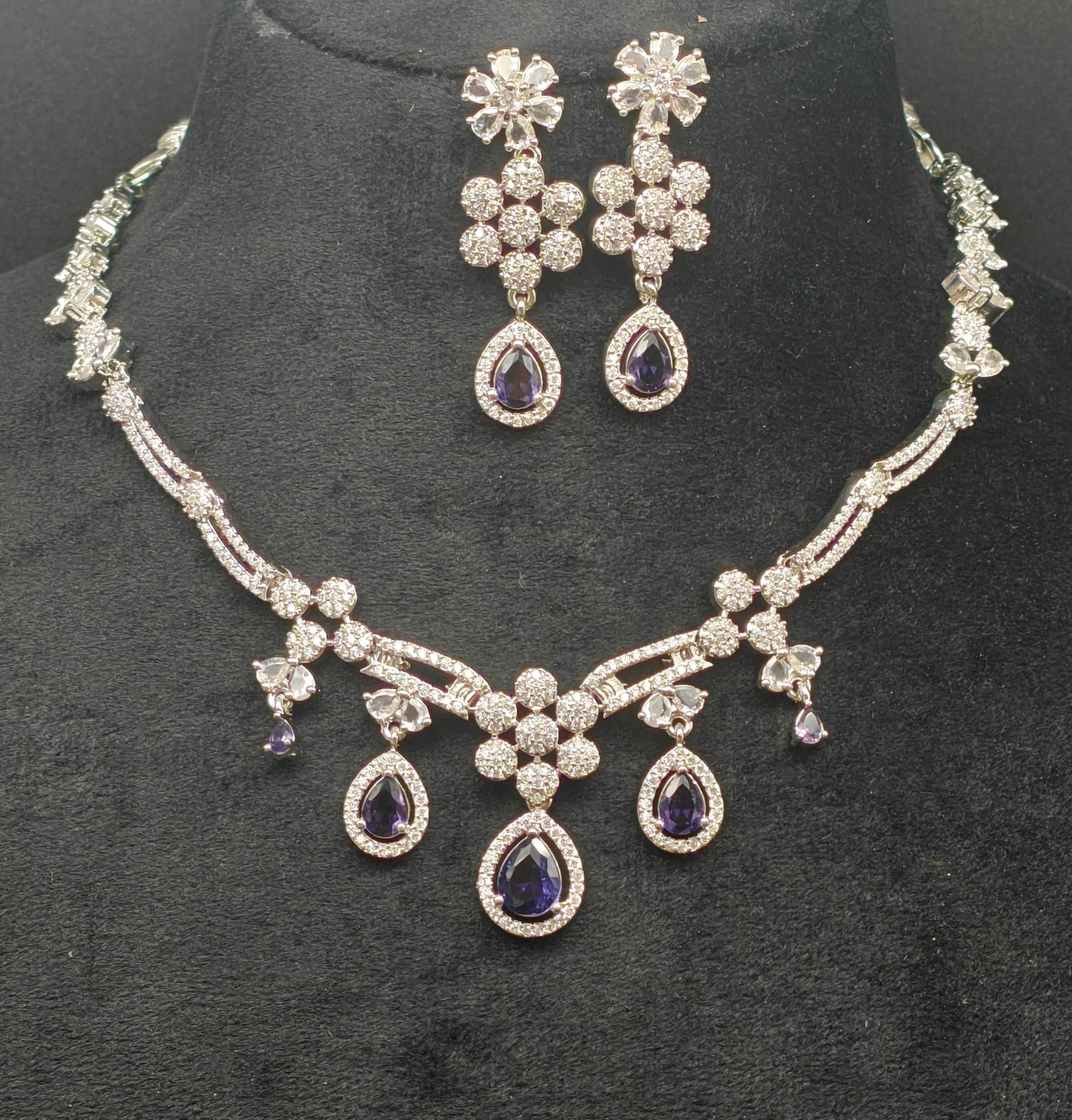 Silver necklace jewellery