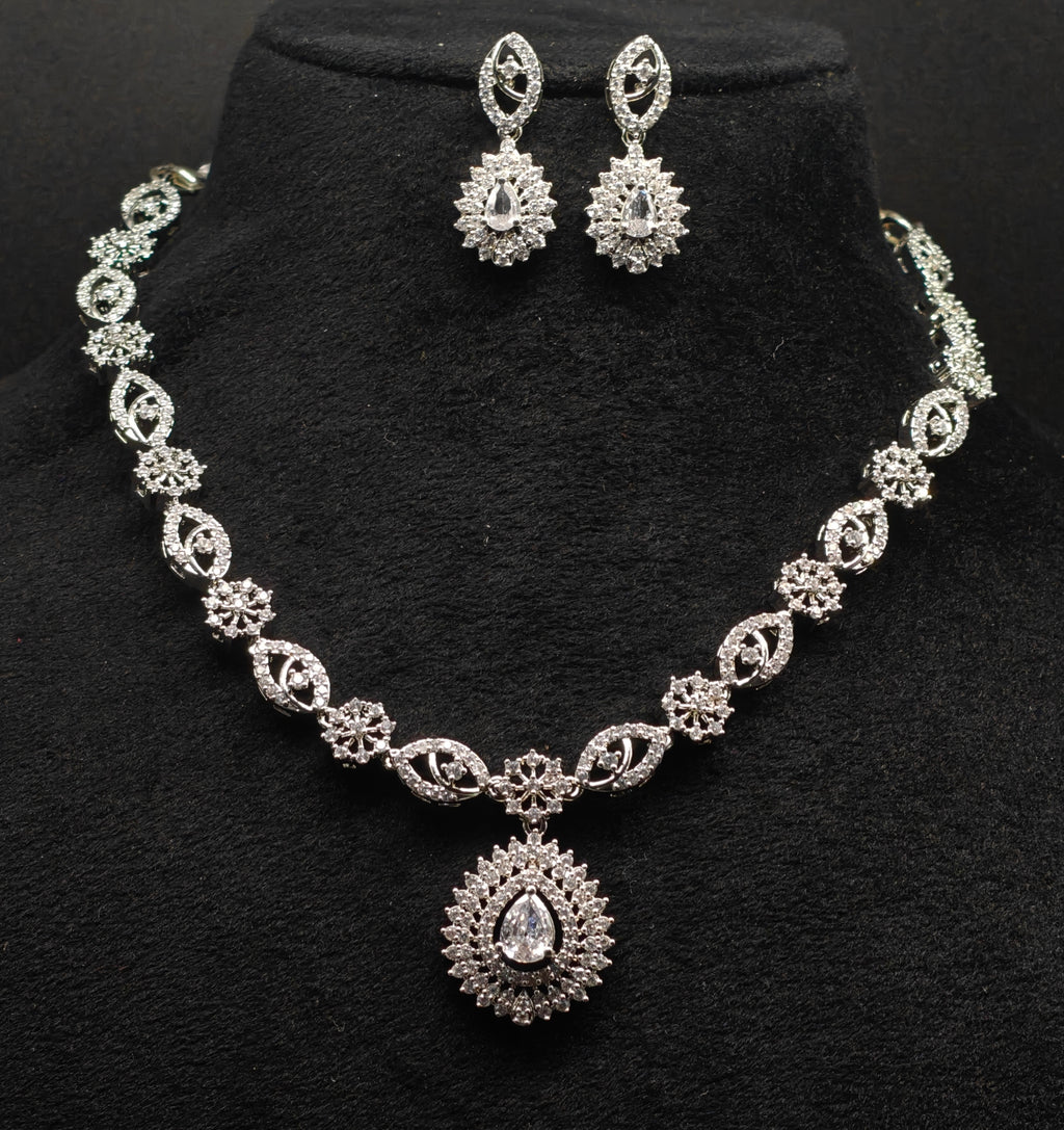 Silver necklace jewellery