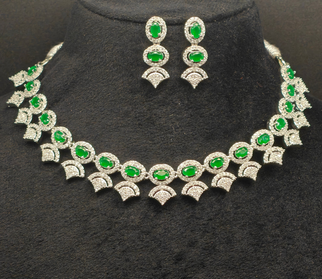 Silver necklace jewellery