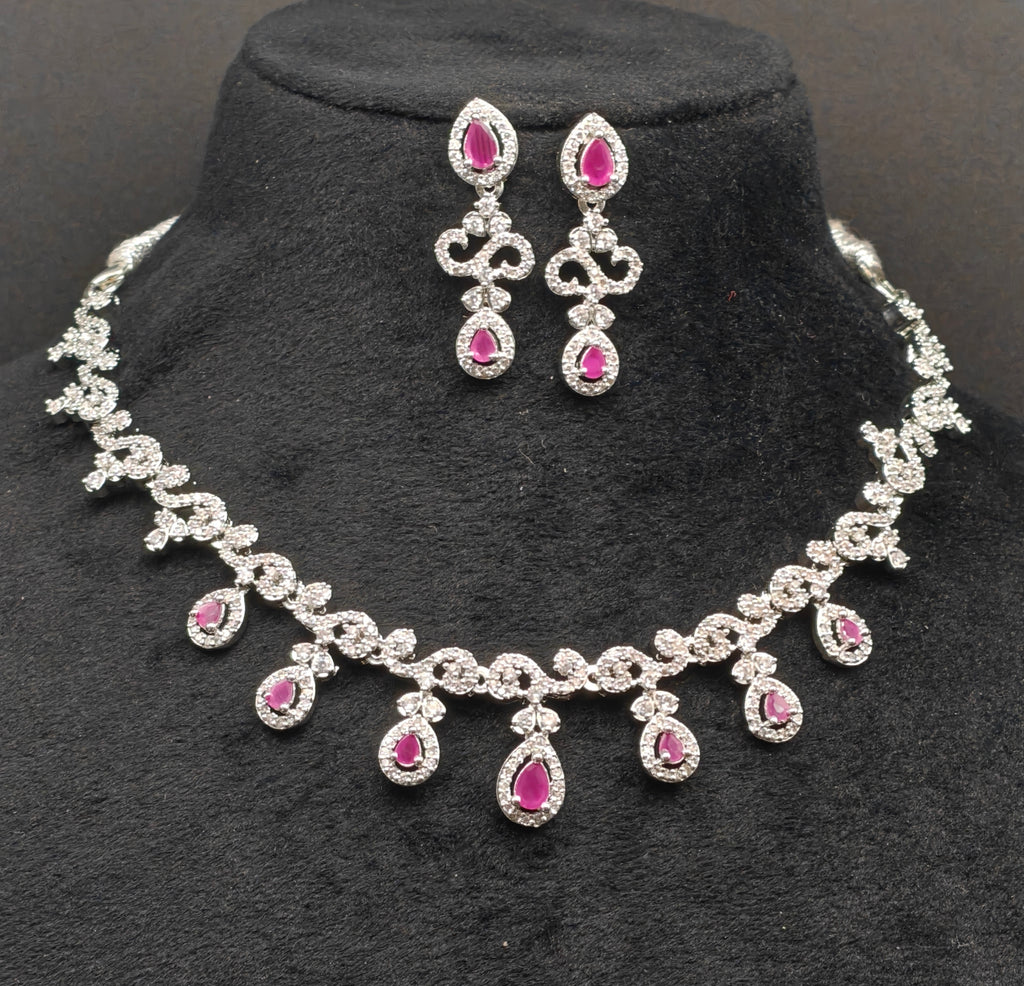 Silver necklace jewellery