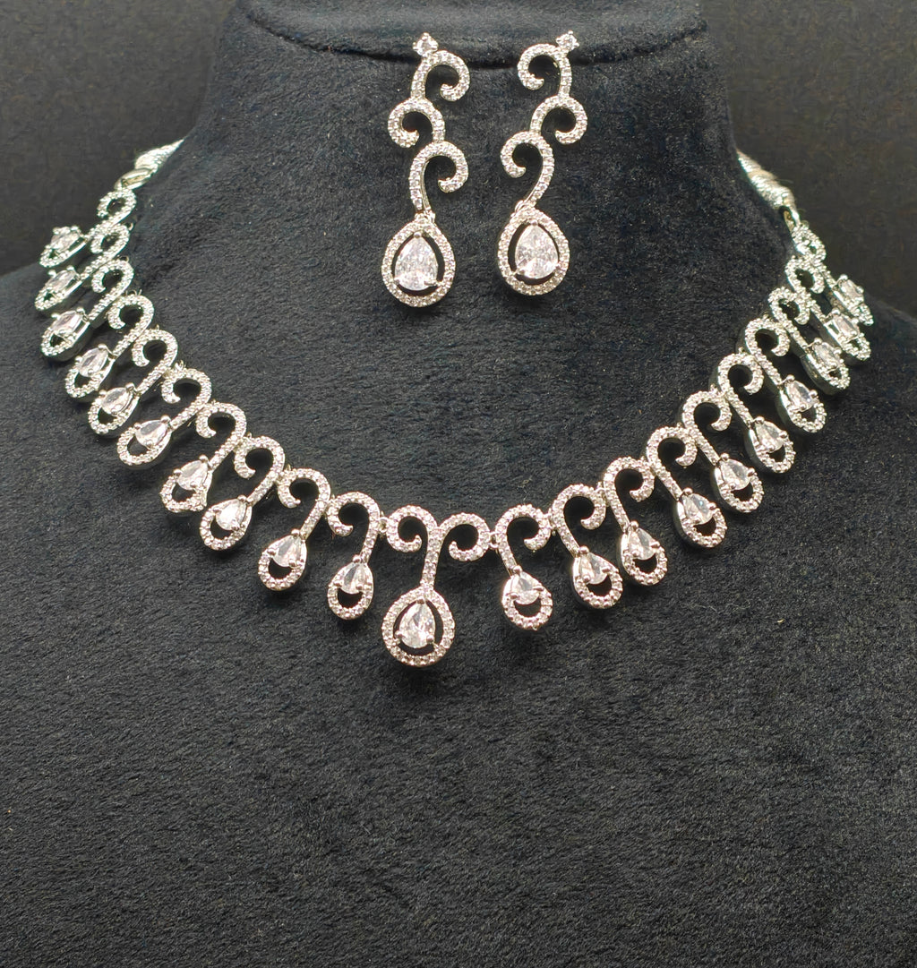 Silver necklace jewellery
