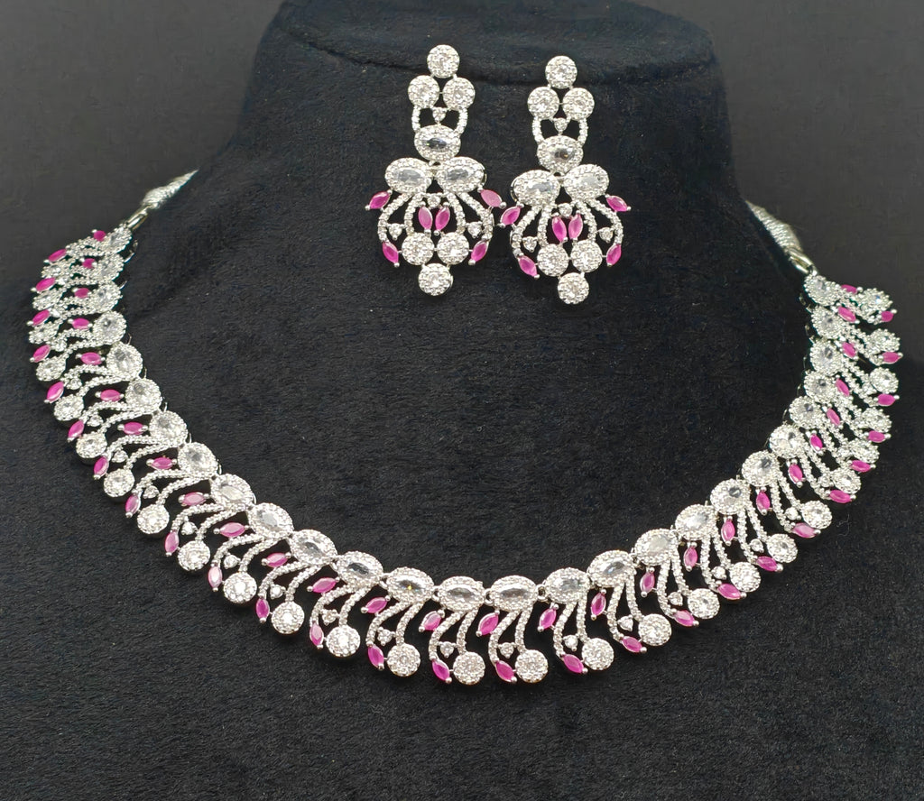 Silver necklace jewellery