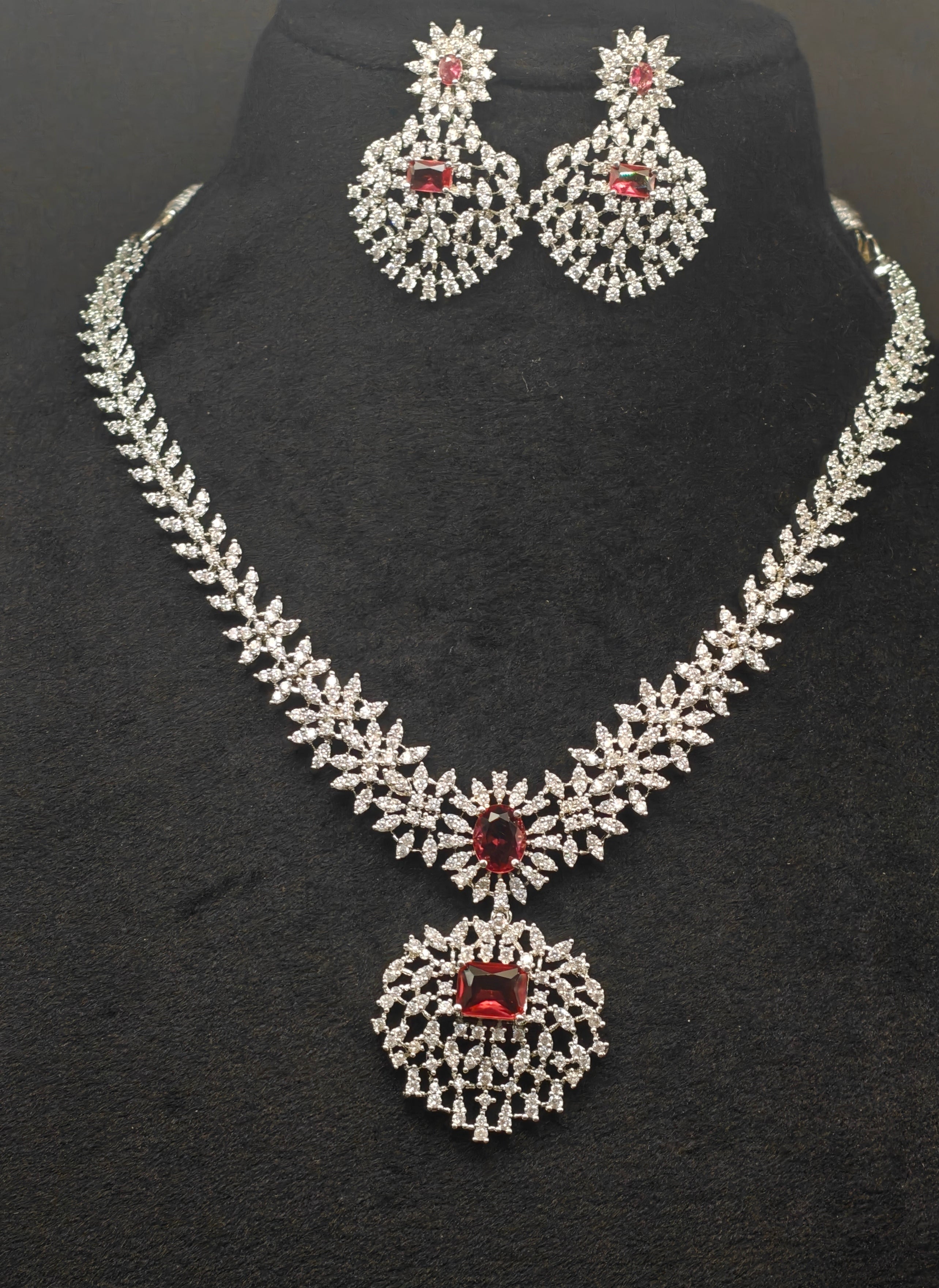 Silver necklace jewellery