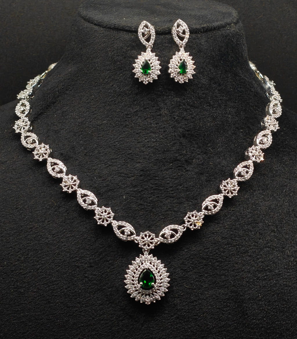 Silver necklace jewellery