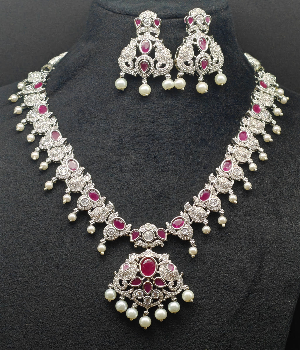 Silver necklace jewellery