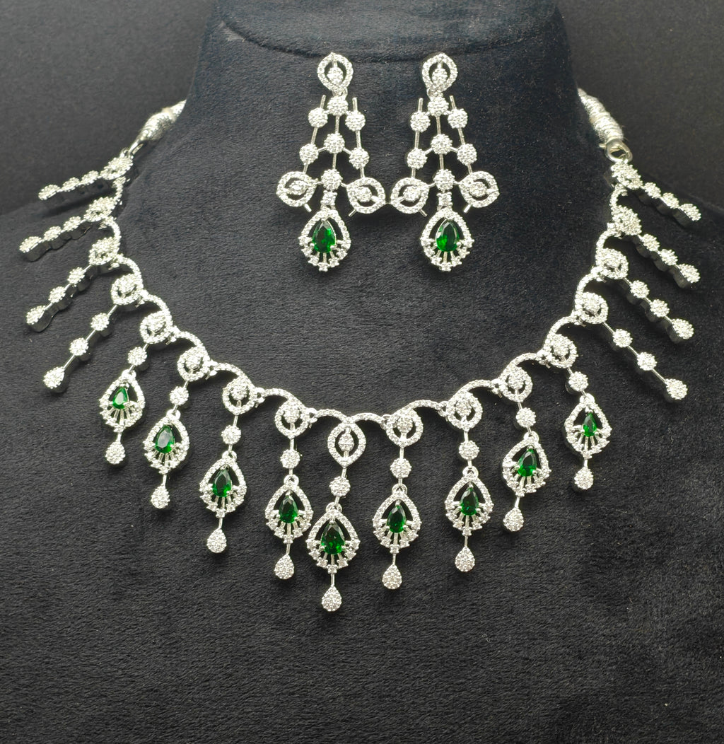 Silver necklace jewellery