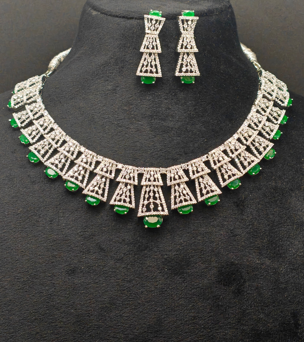Silver necklace jewellery