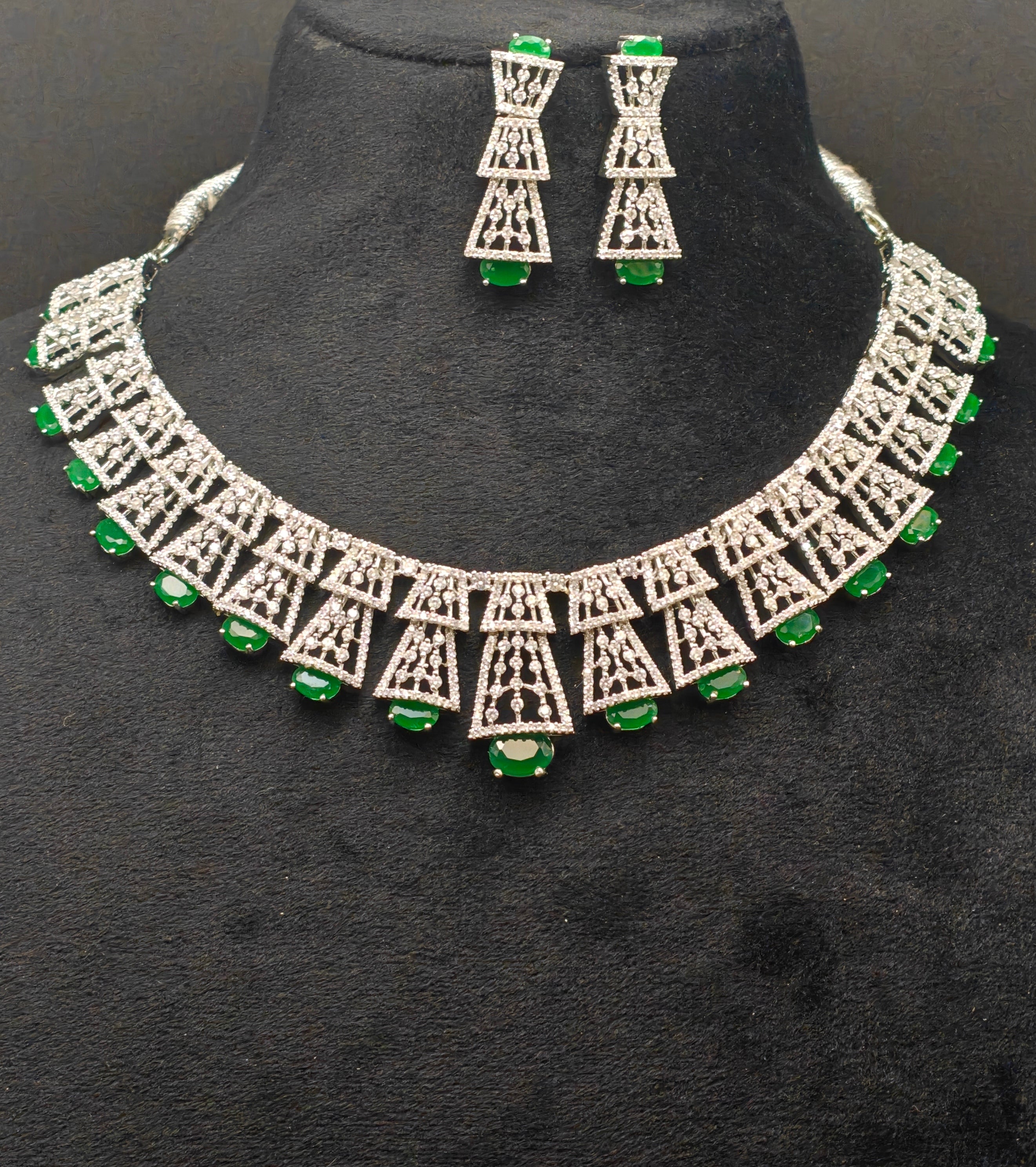 Silver necklace jewellery
