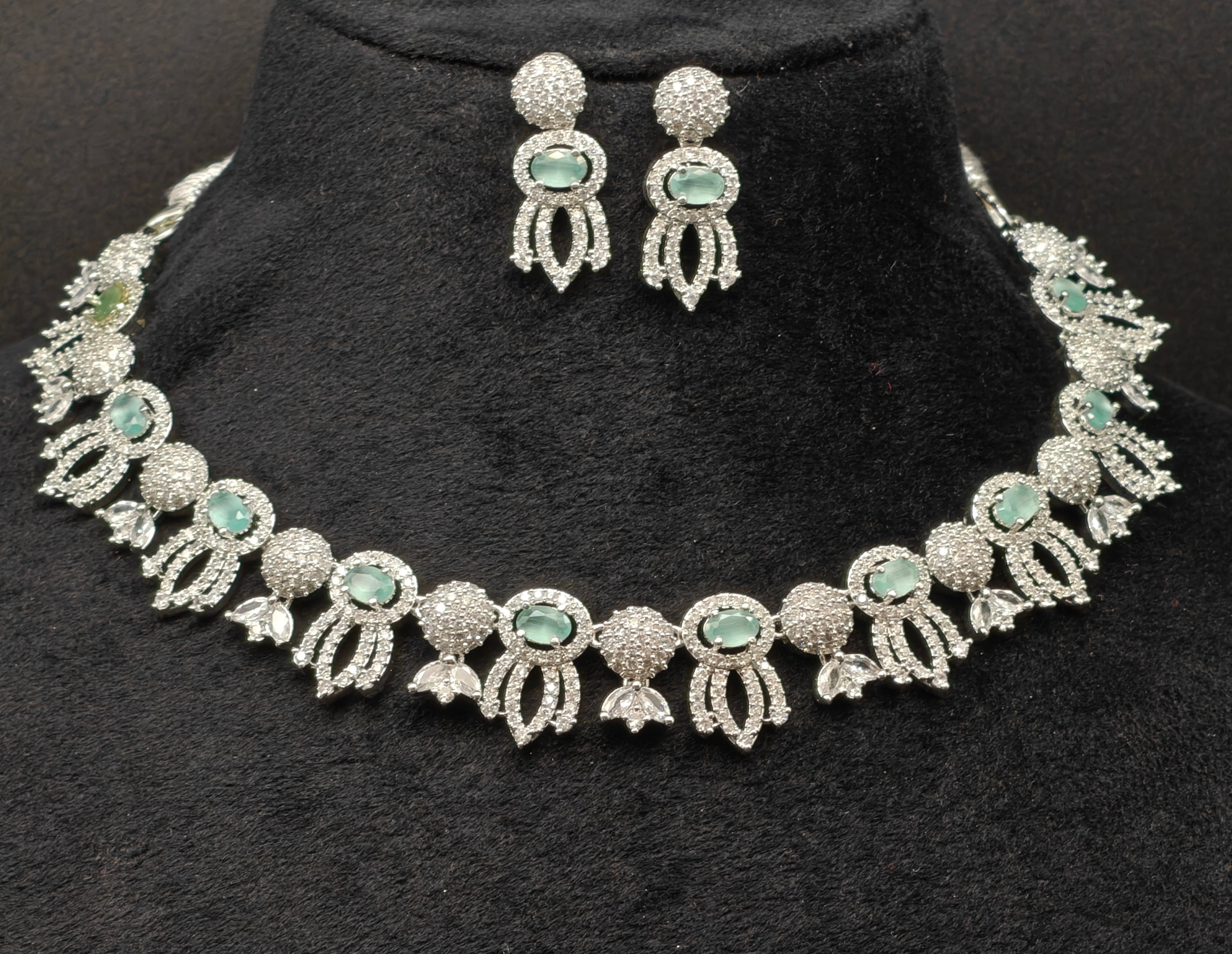 Silver necklace jewellery