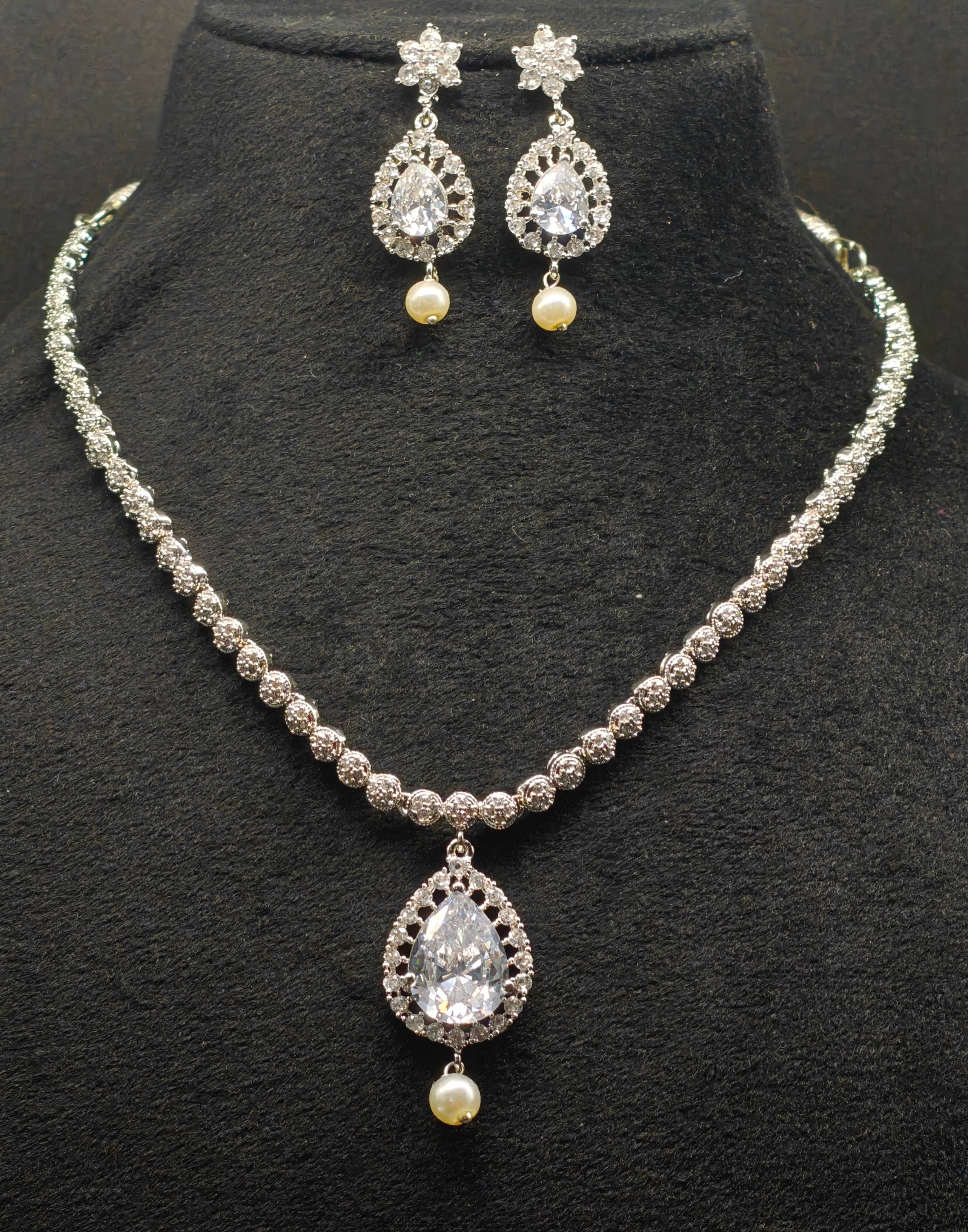 Silver necklace jewellery