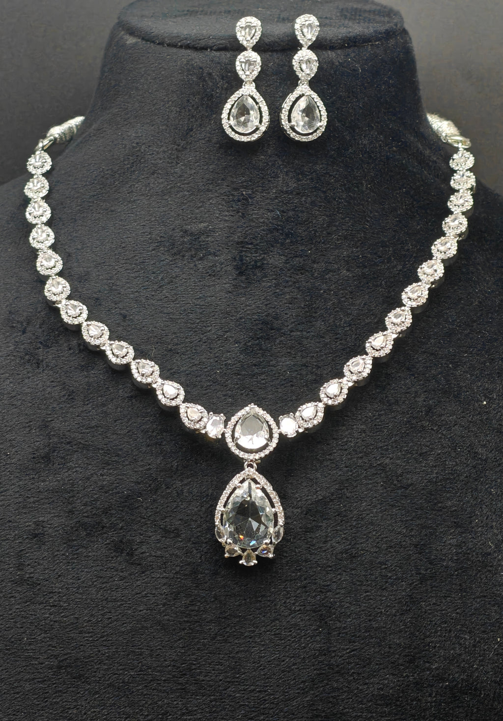 Silver necklace jewellery