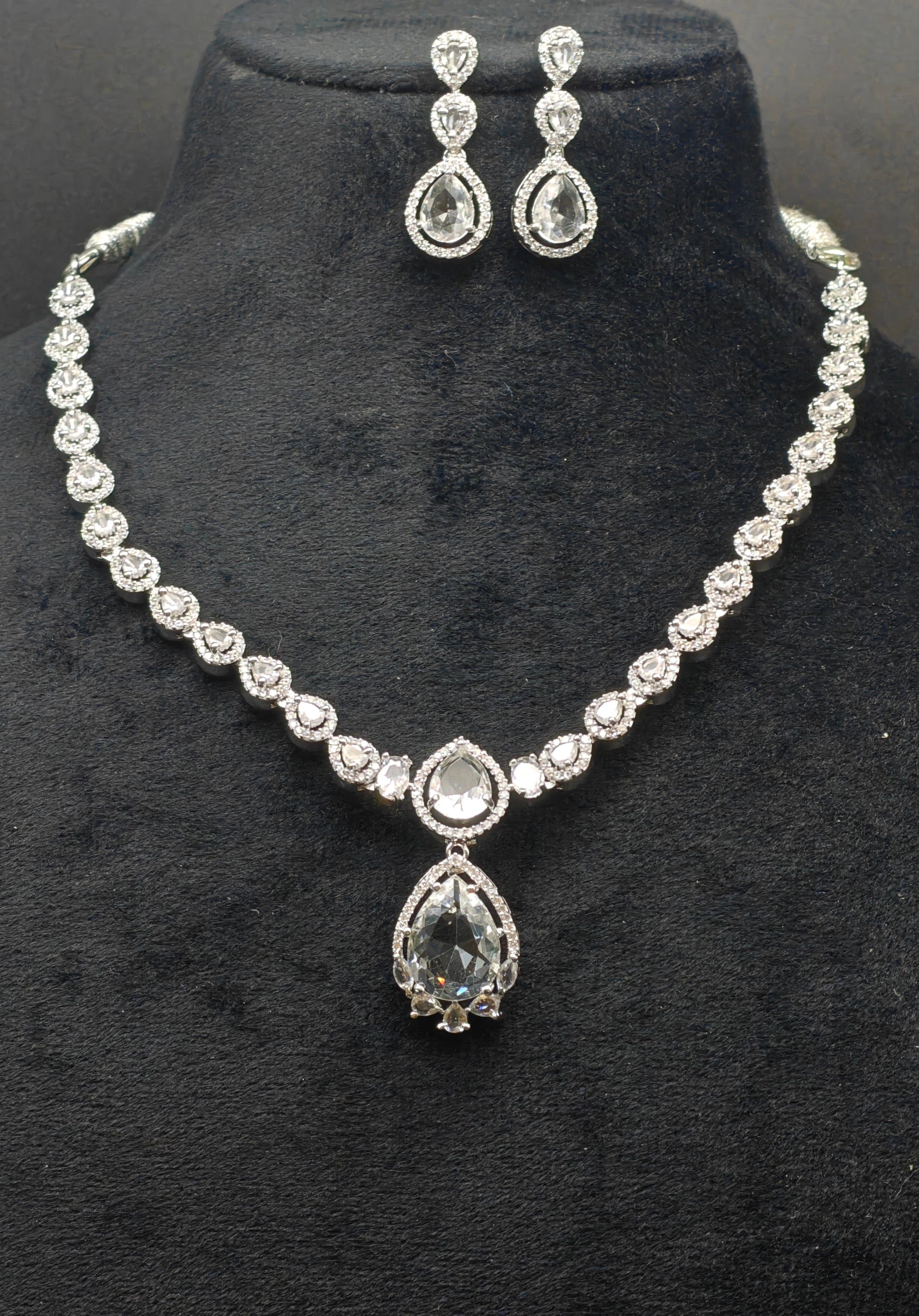 Silver necklace jewellery