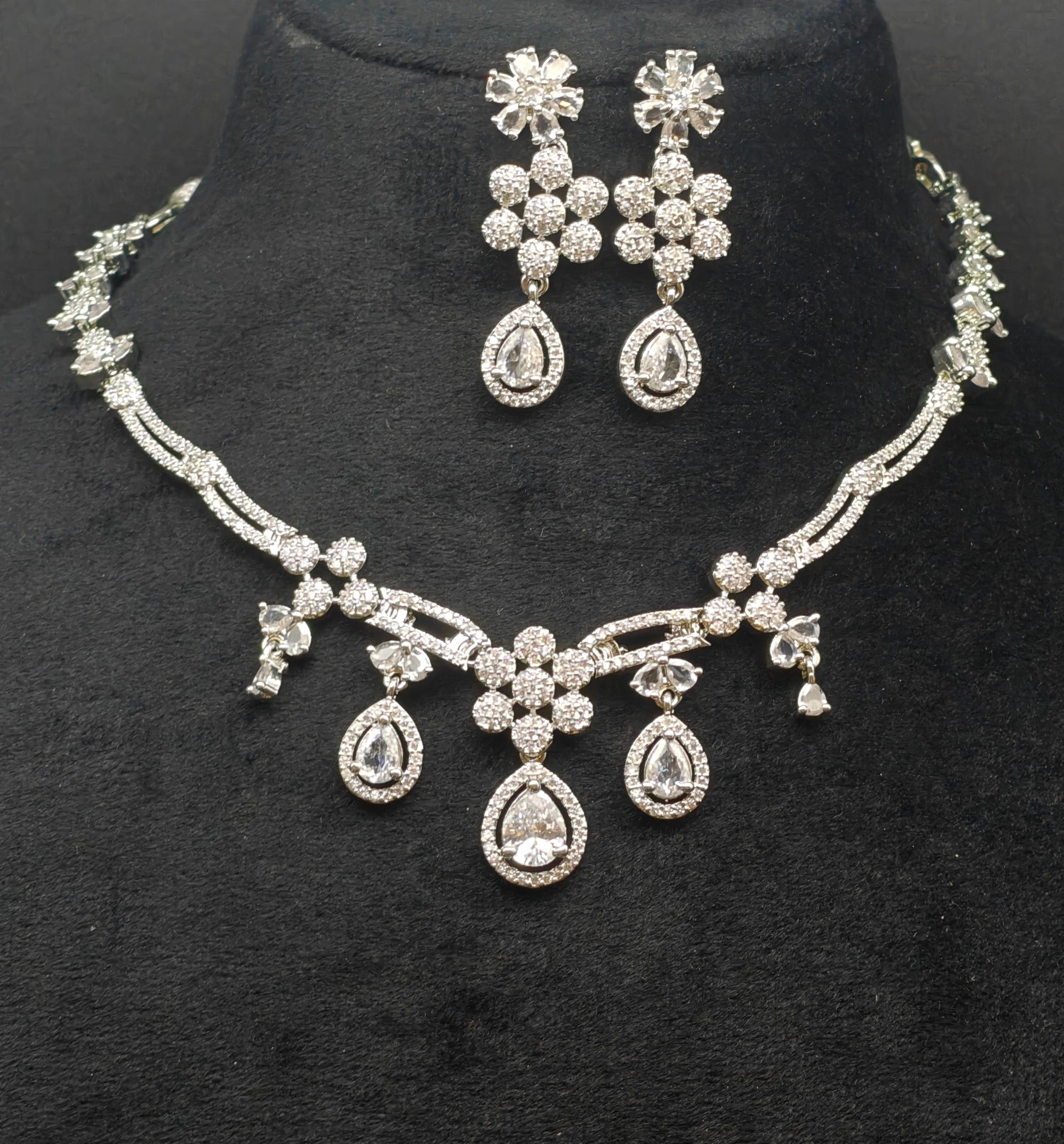 Silver necklace jewellery