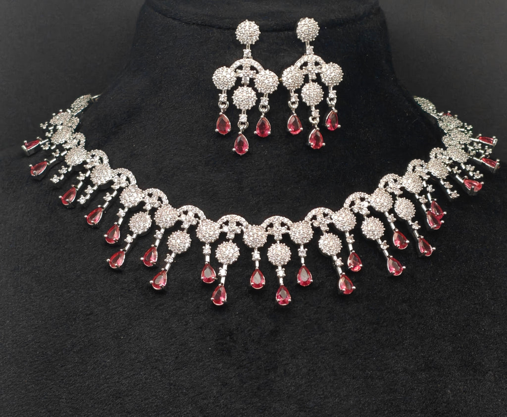 Silver necklace jewellery