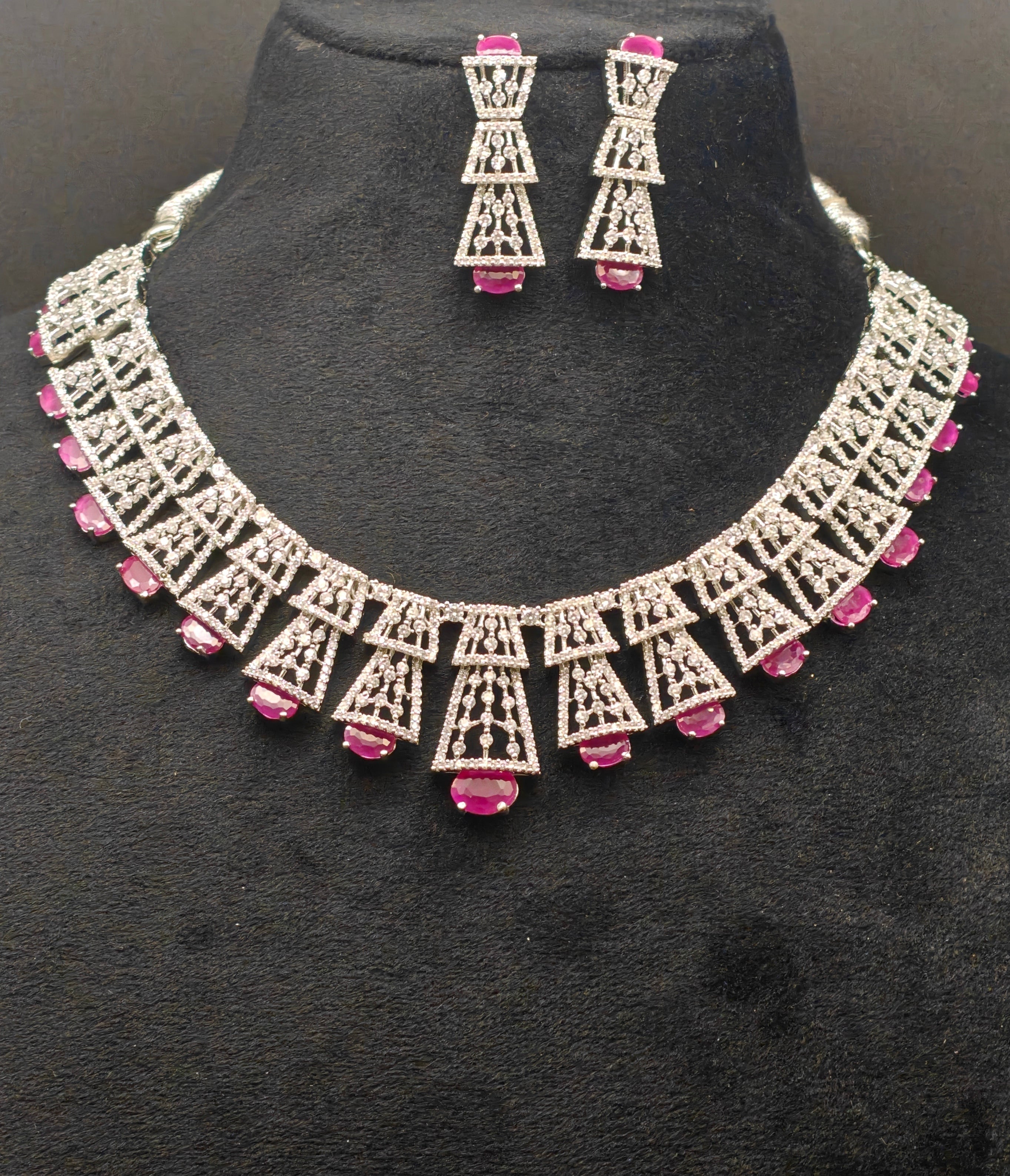 Silver necklace jewellery