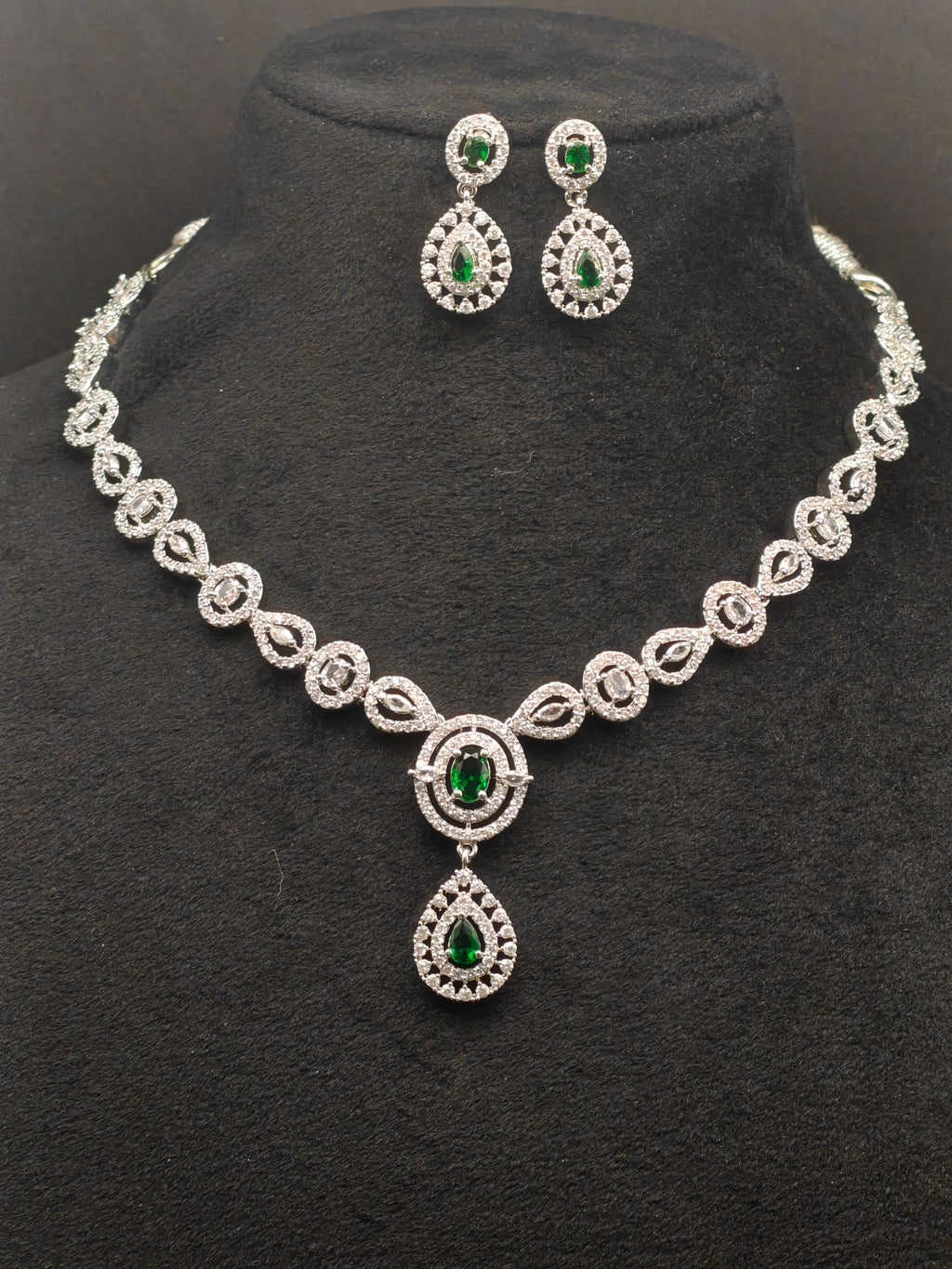 Silver necklace jewellery