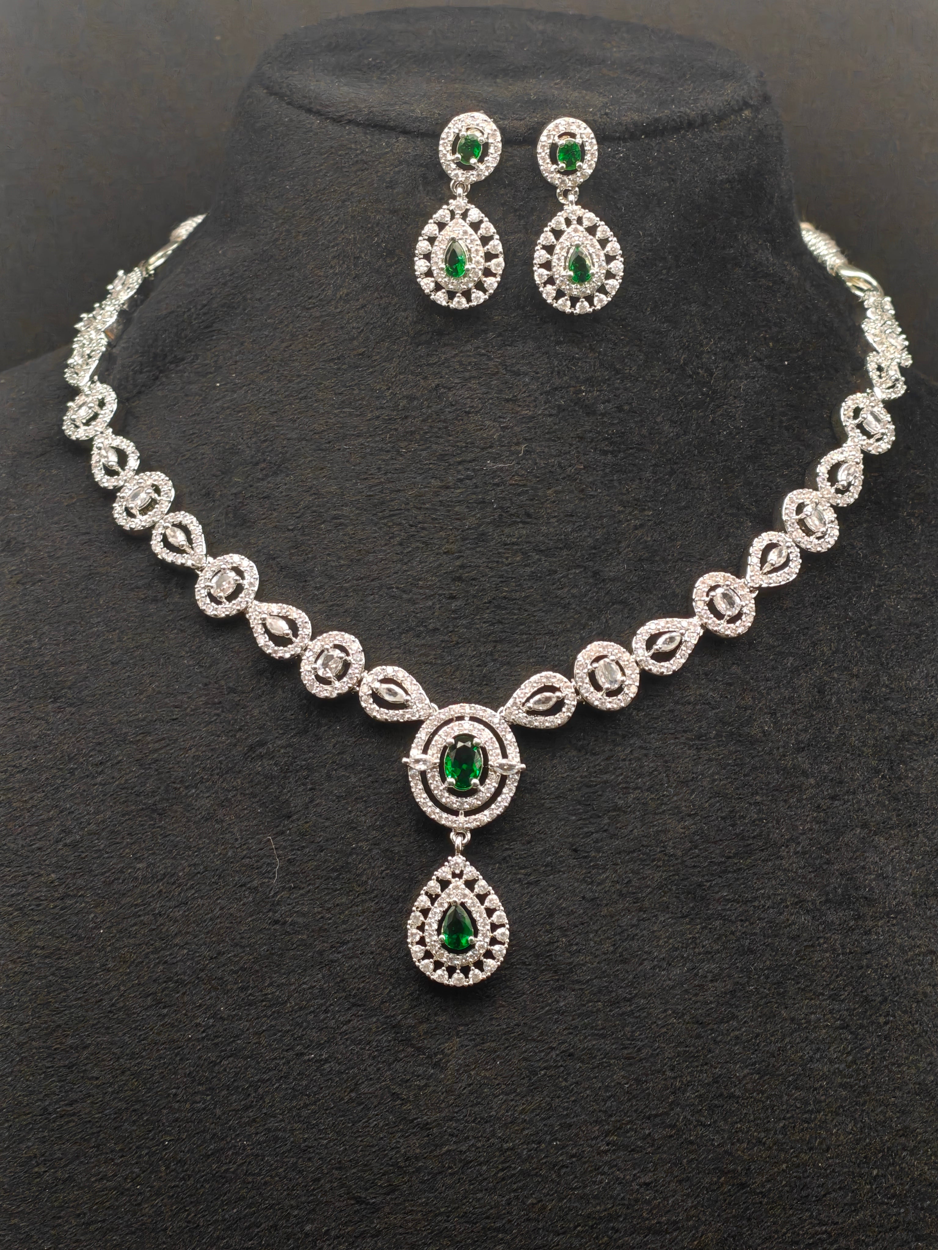 Silver necklace jewellery
