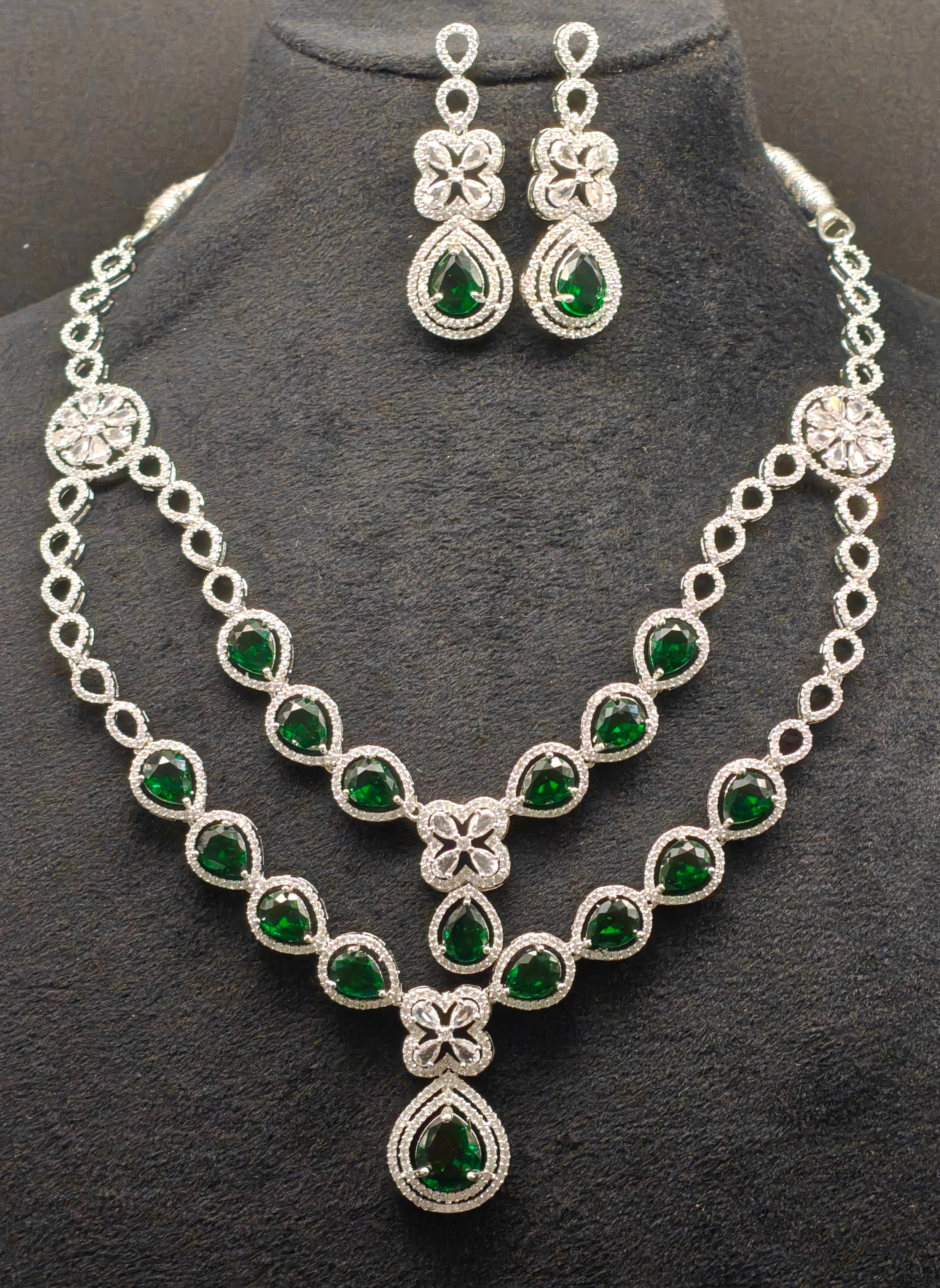 Silver necklace jewellery