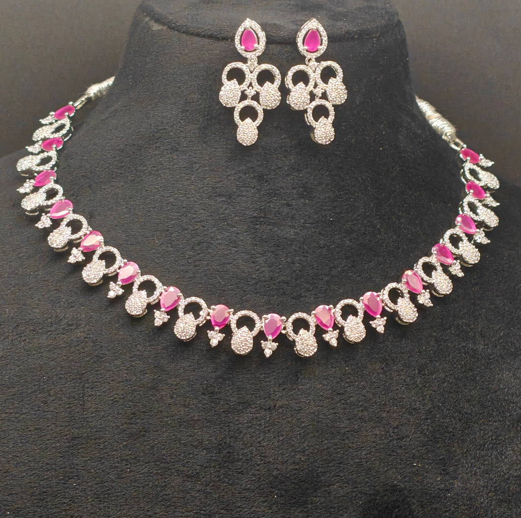 Silver necklace jewellery