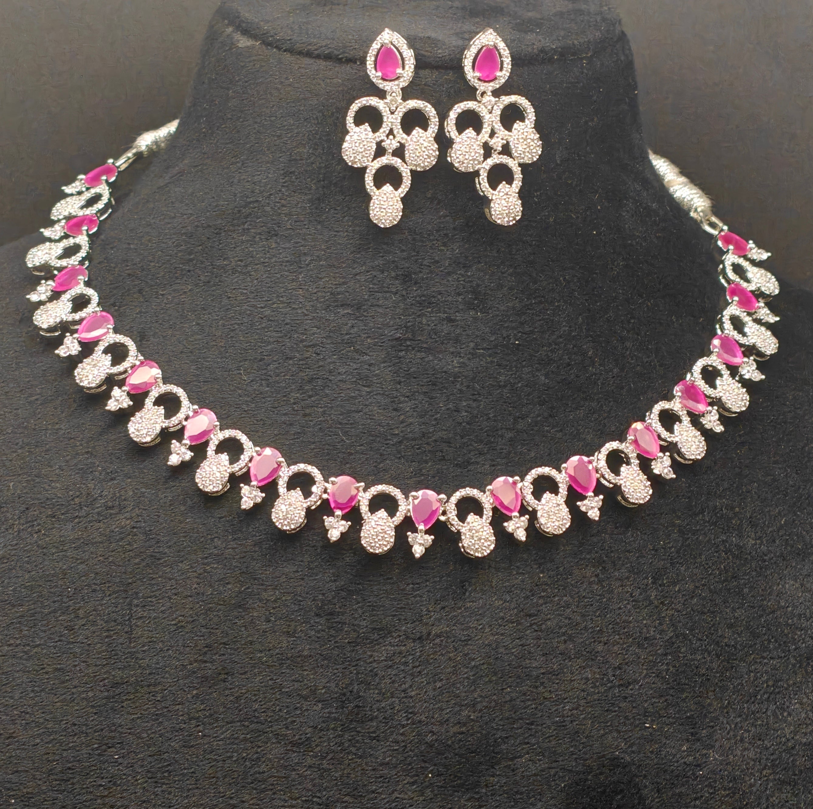Silver necklace jewellery