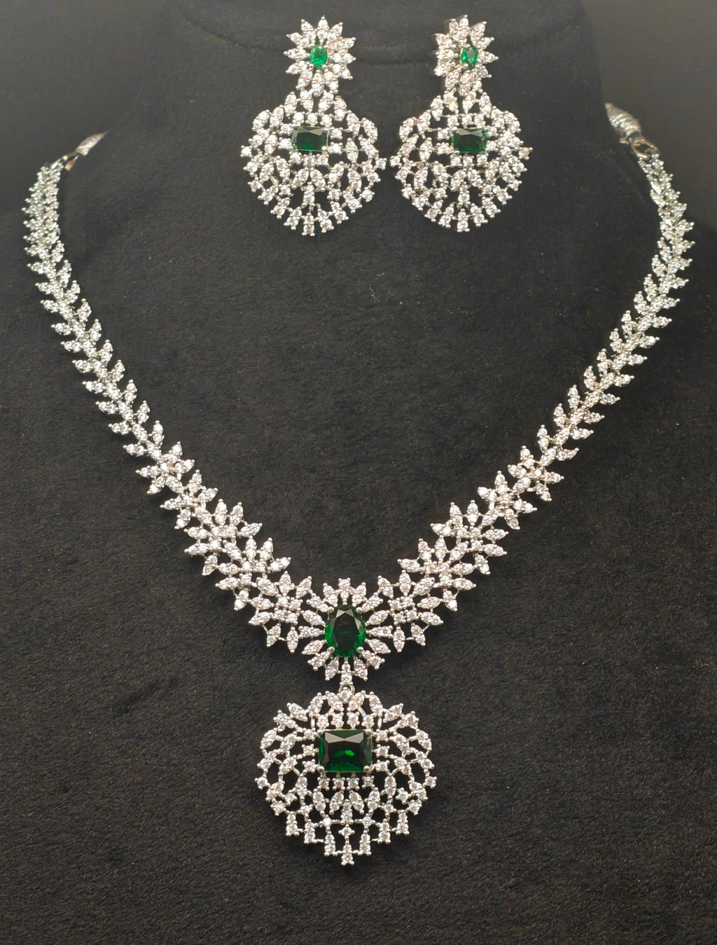 Silver necklace jewellery