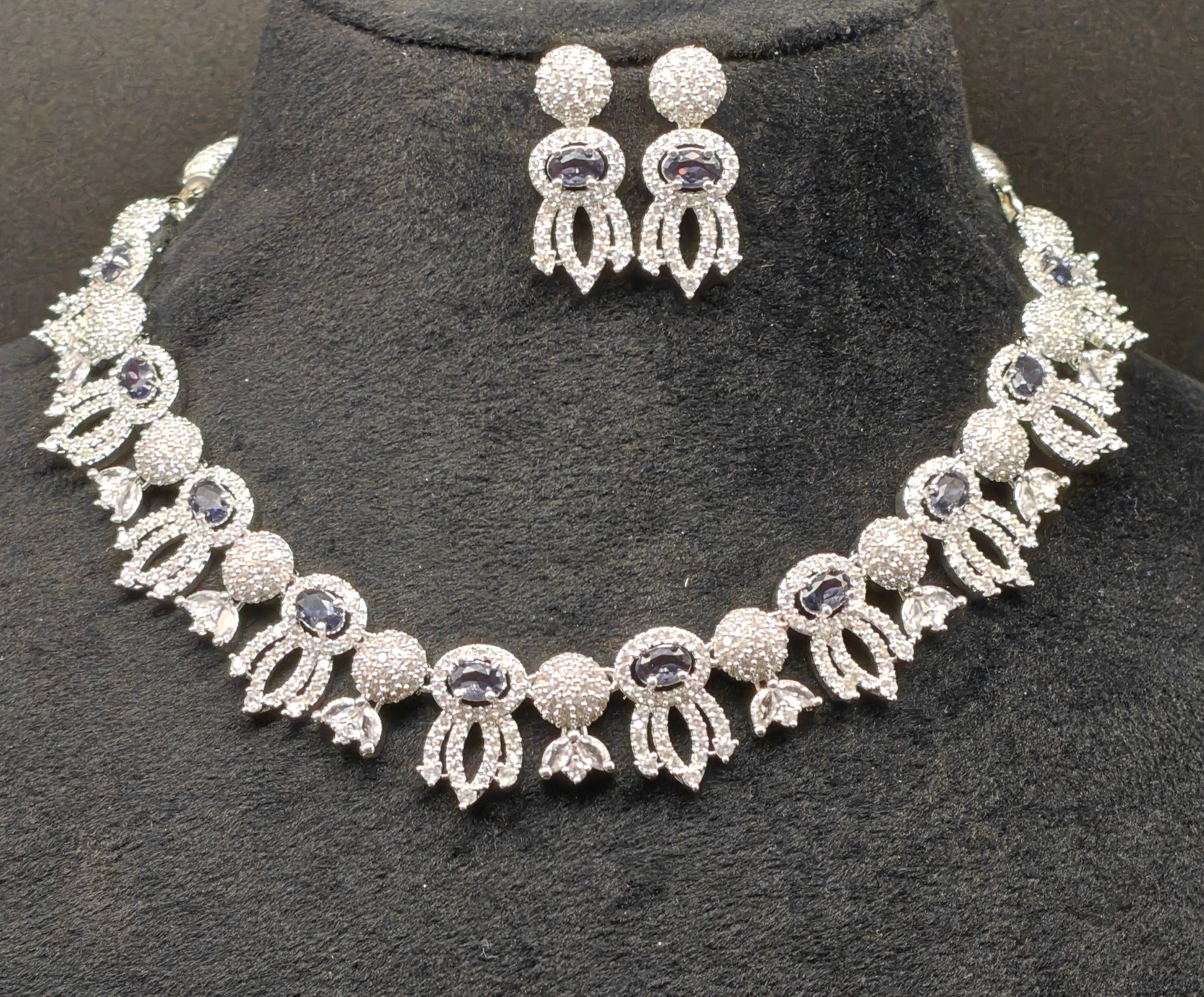 Silver necklace jewellery