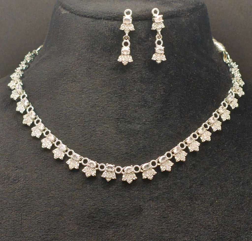 Silver necklace jewellery