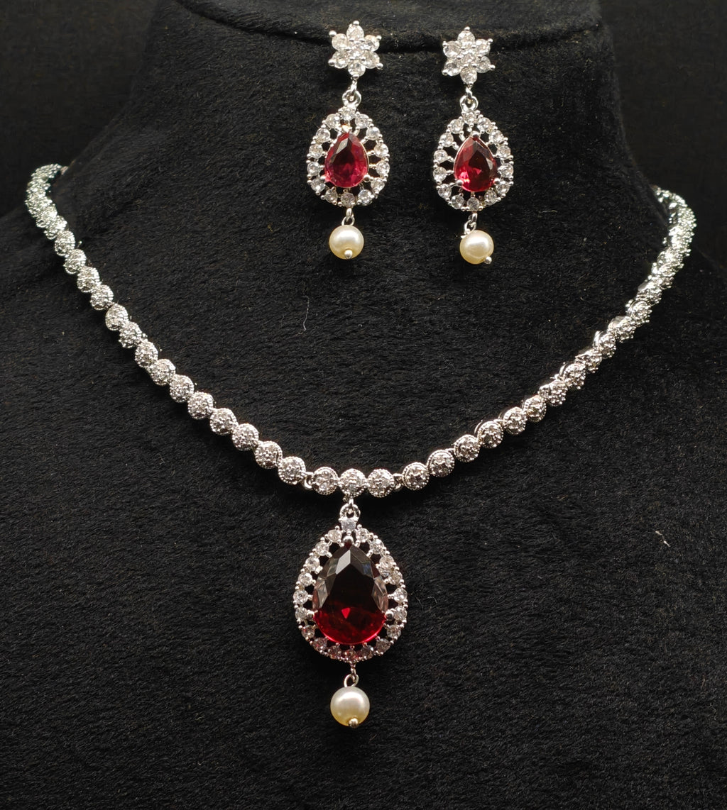 Silver necklace jewellery