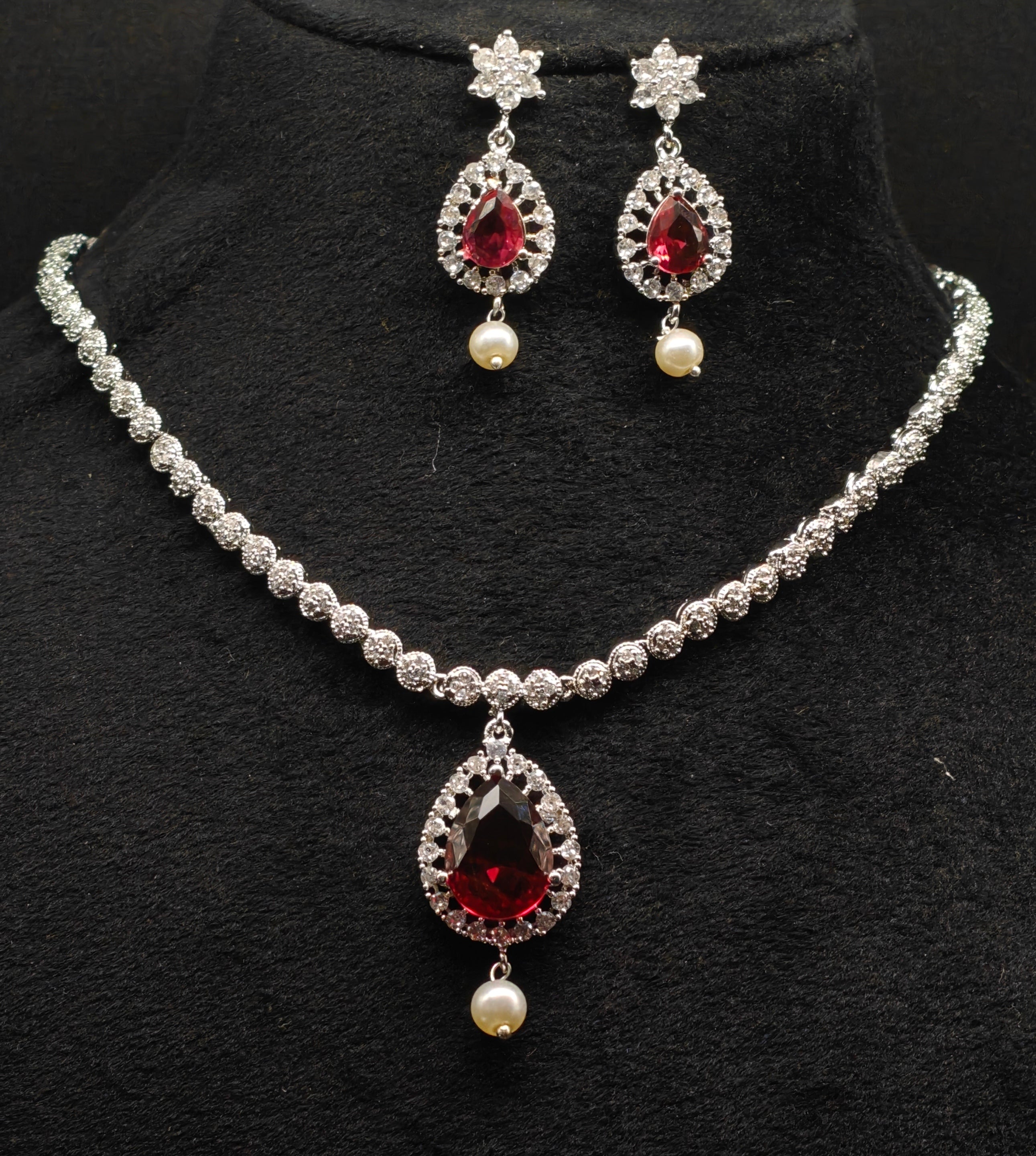 Silver necklace jewellery