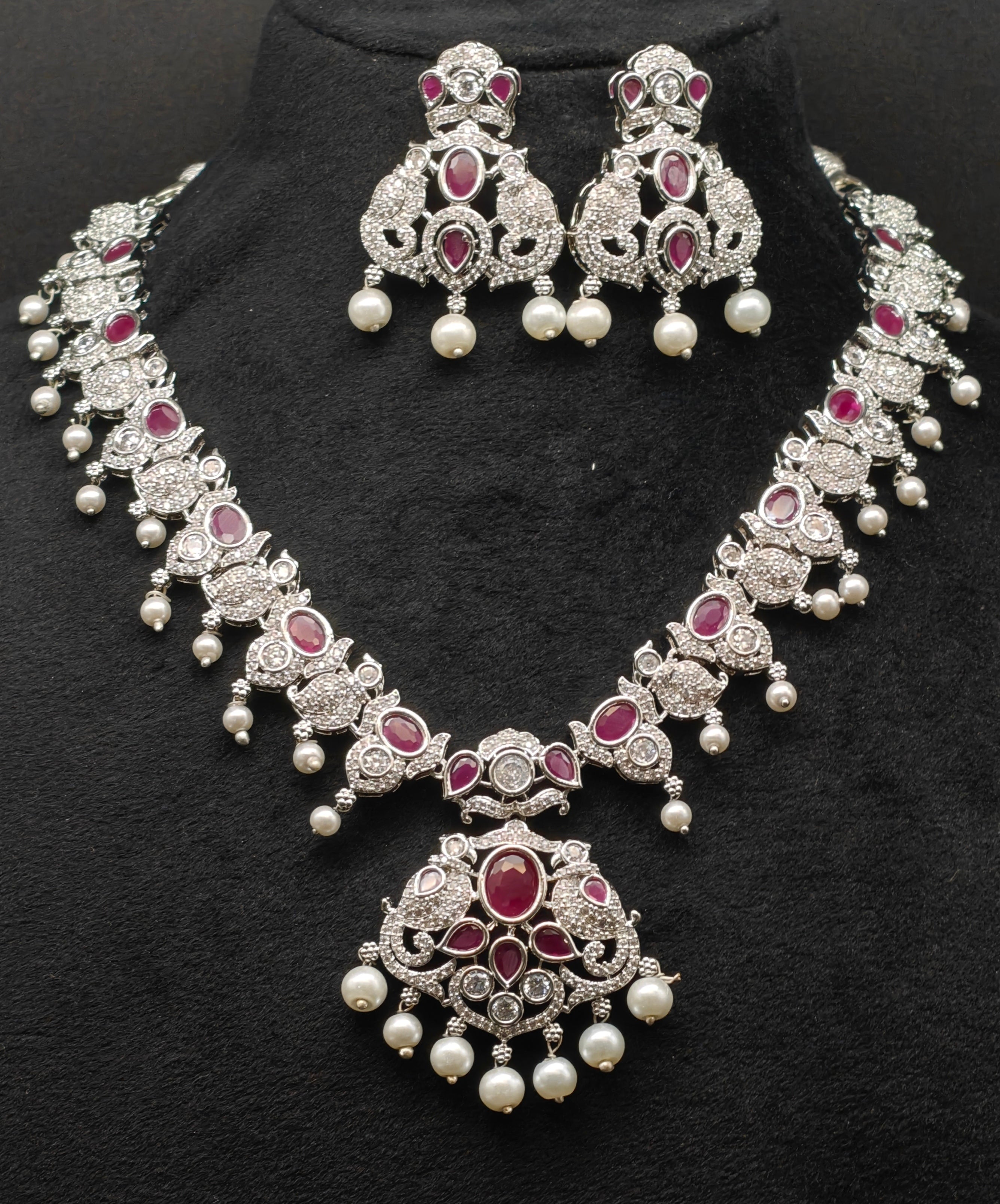 Silver necklace jewellery
