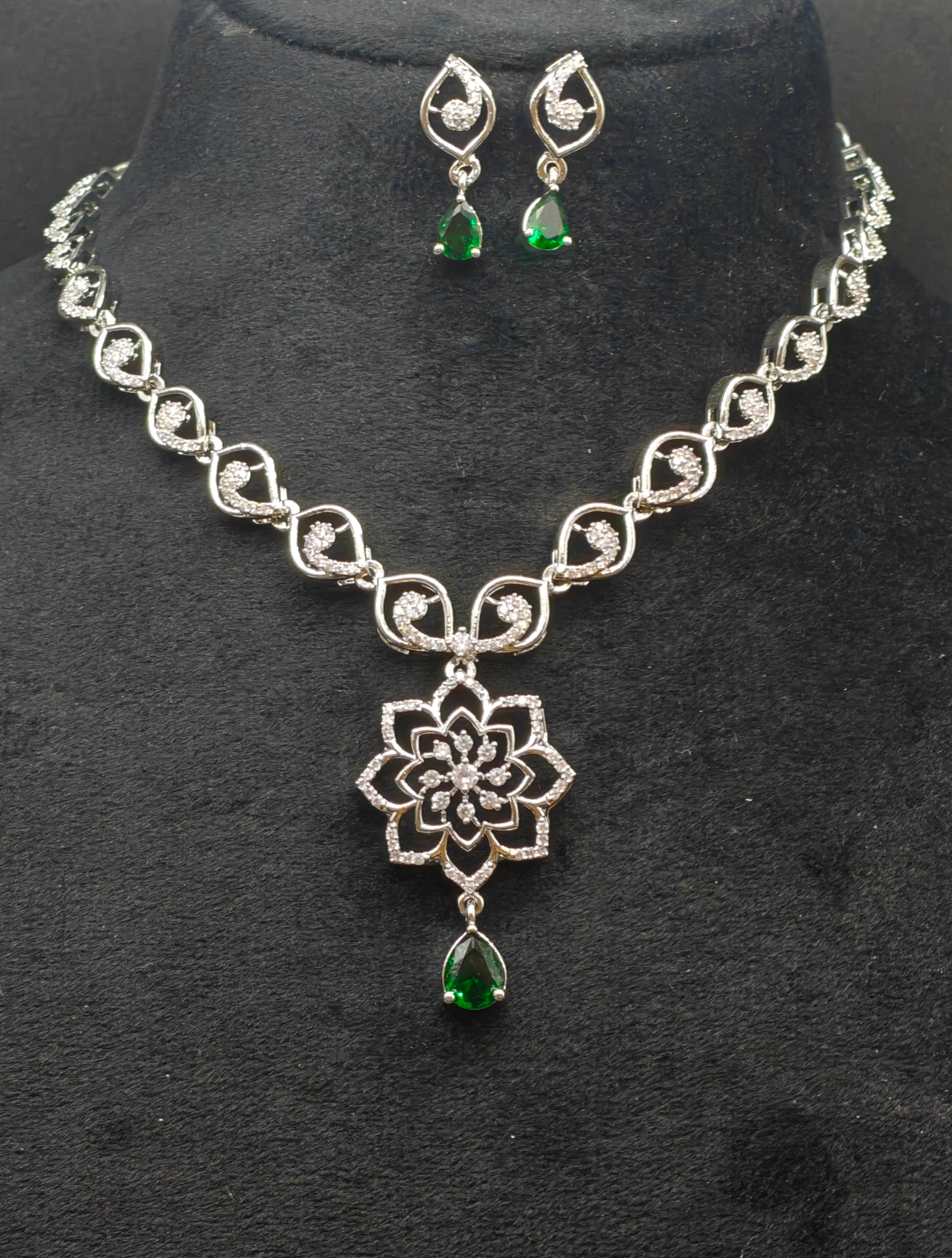 Silver necklace jewellery