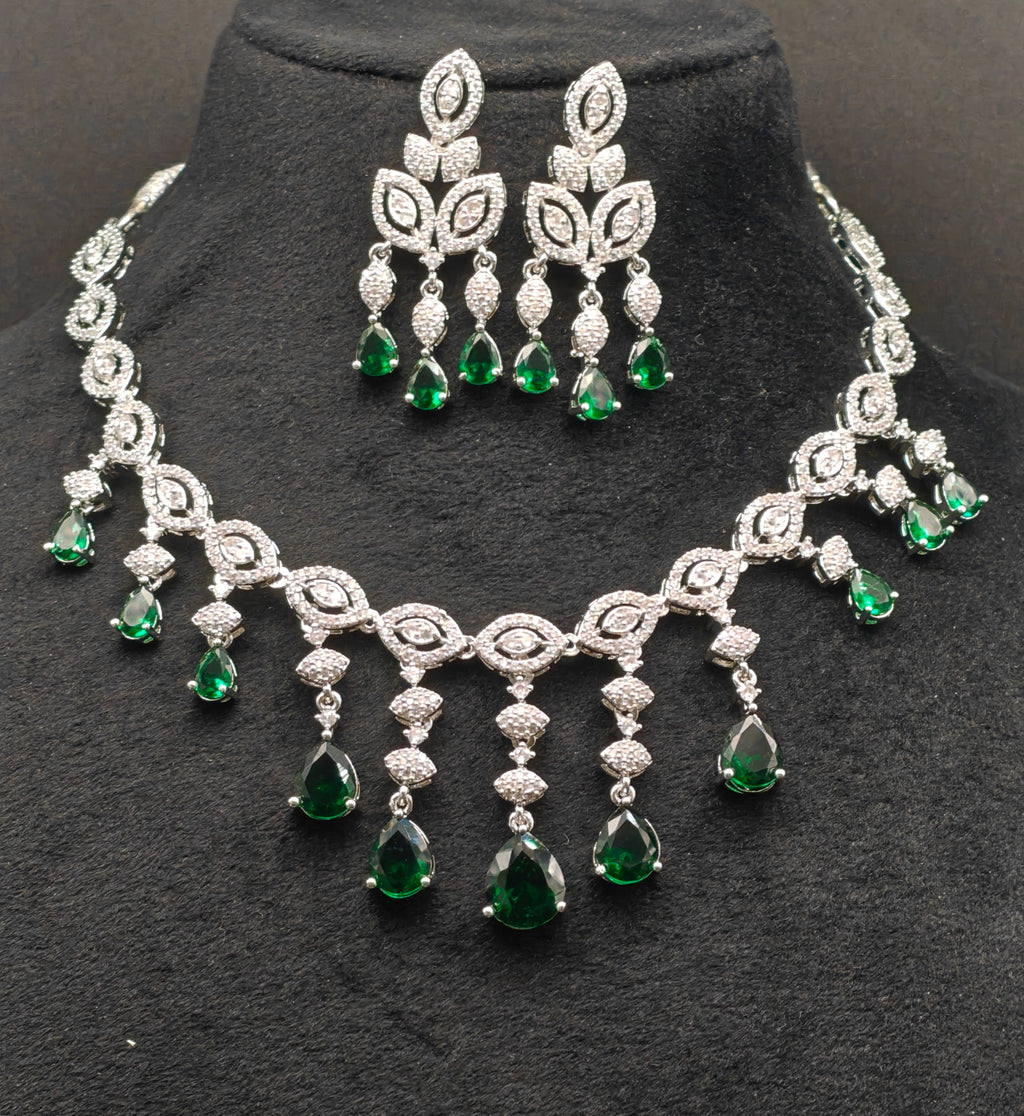 Silver necklace jewellery