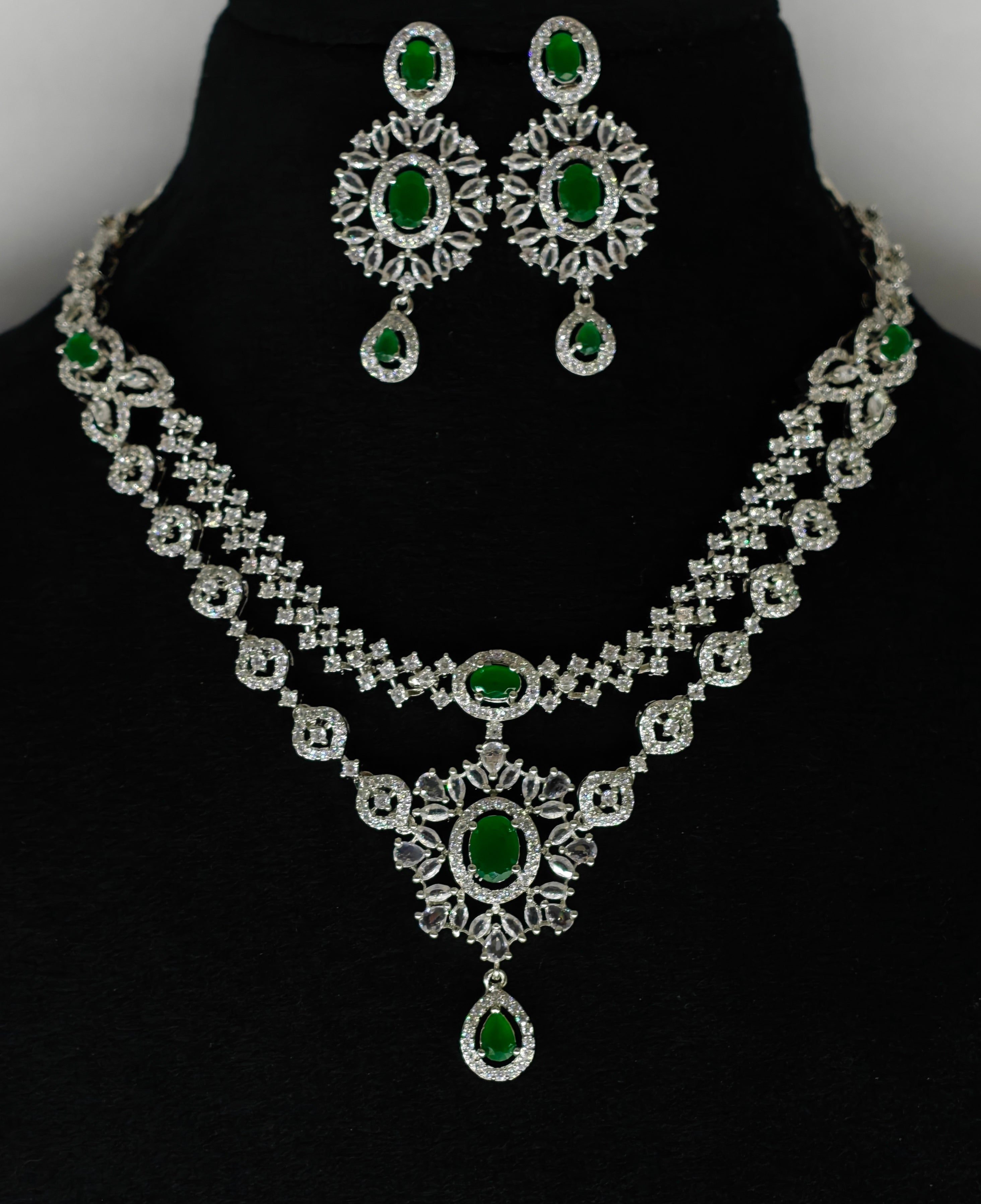 Silver necklace jewellery