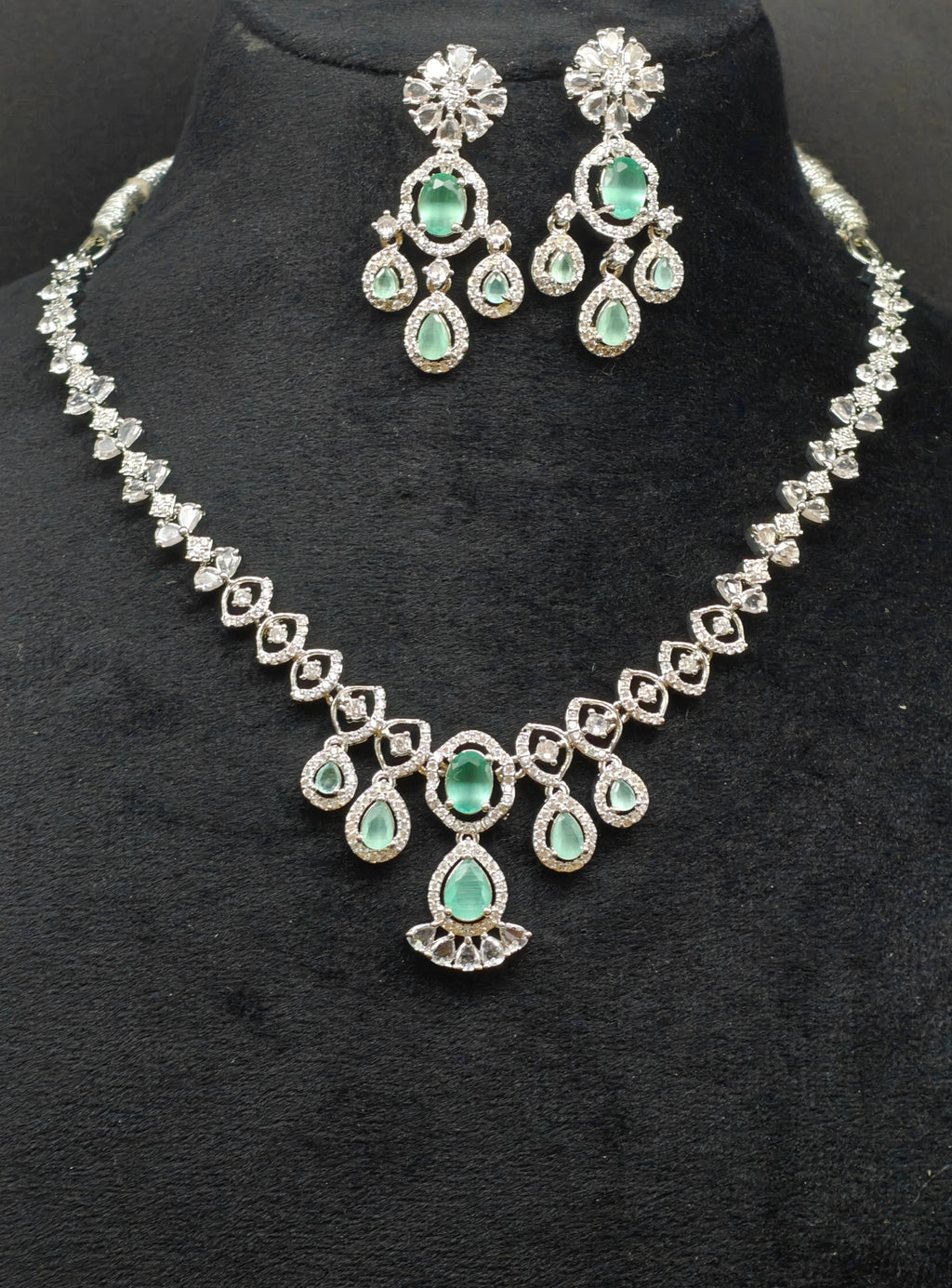 Silver necklace jewellery