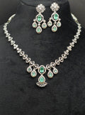 Silver necklace jewellery