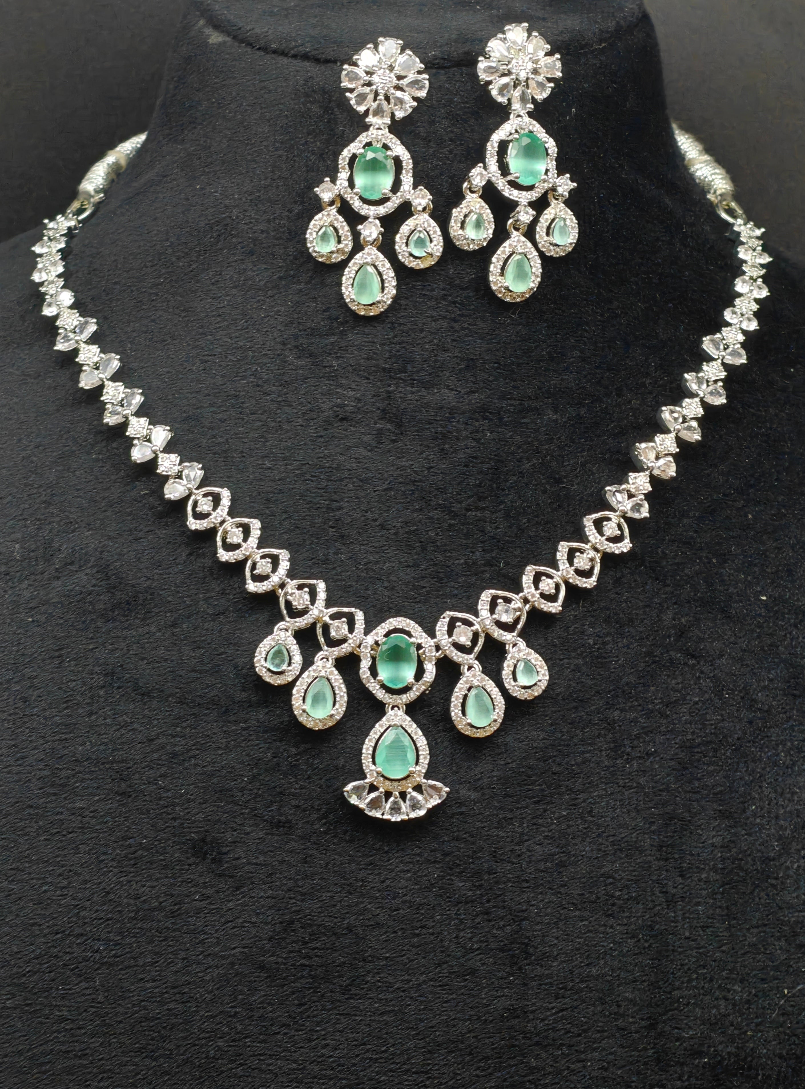 Silver necklace jewellery
