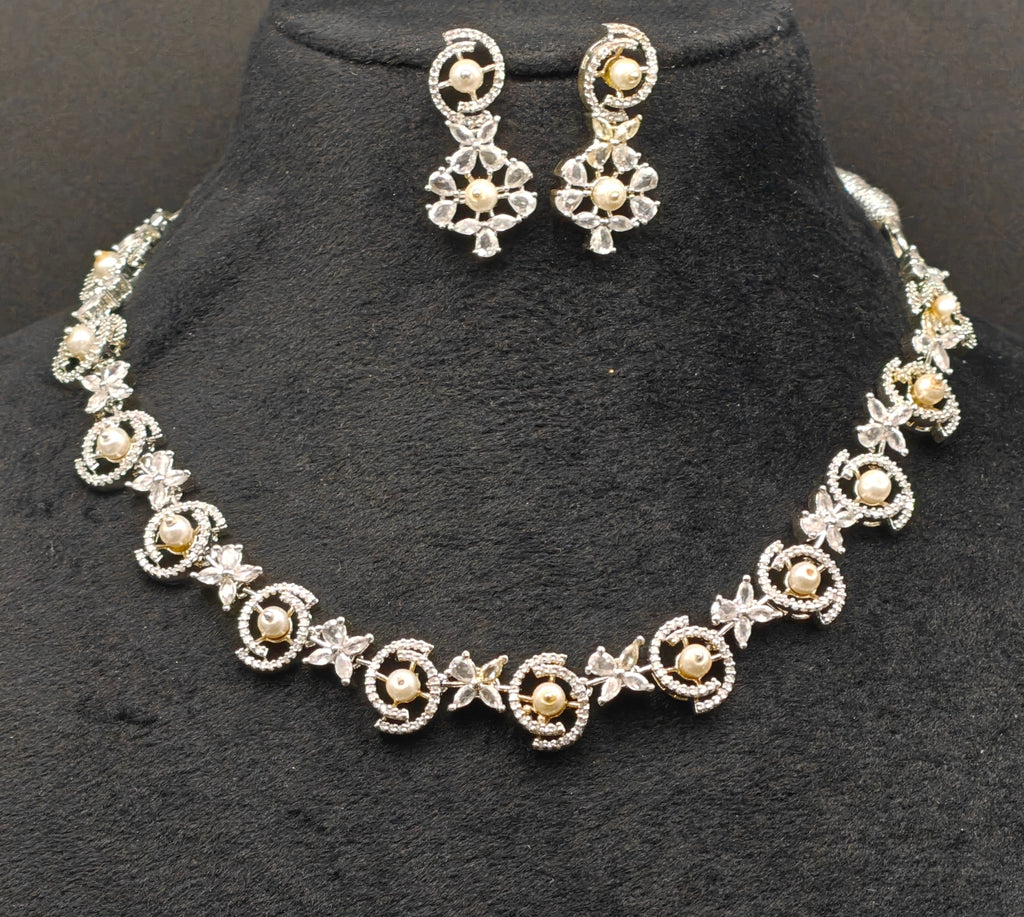 Silver necklace jewellery