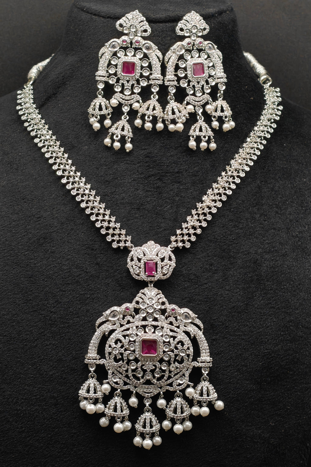 Silver necklace jewellery