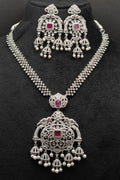 Silver necklace jewellery