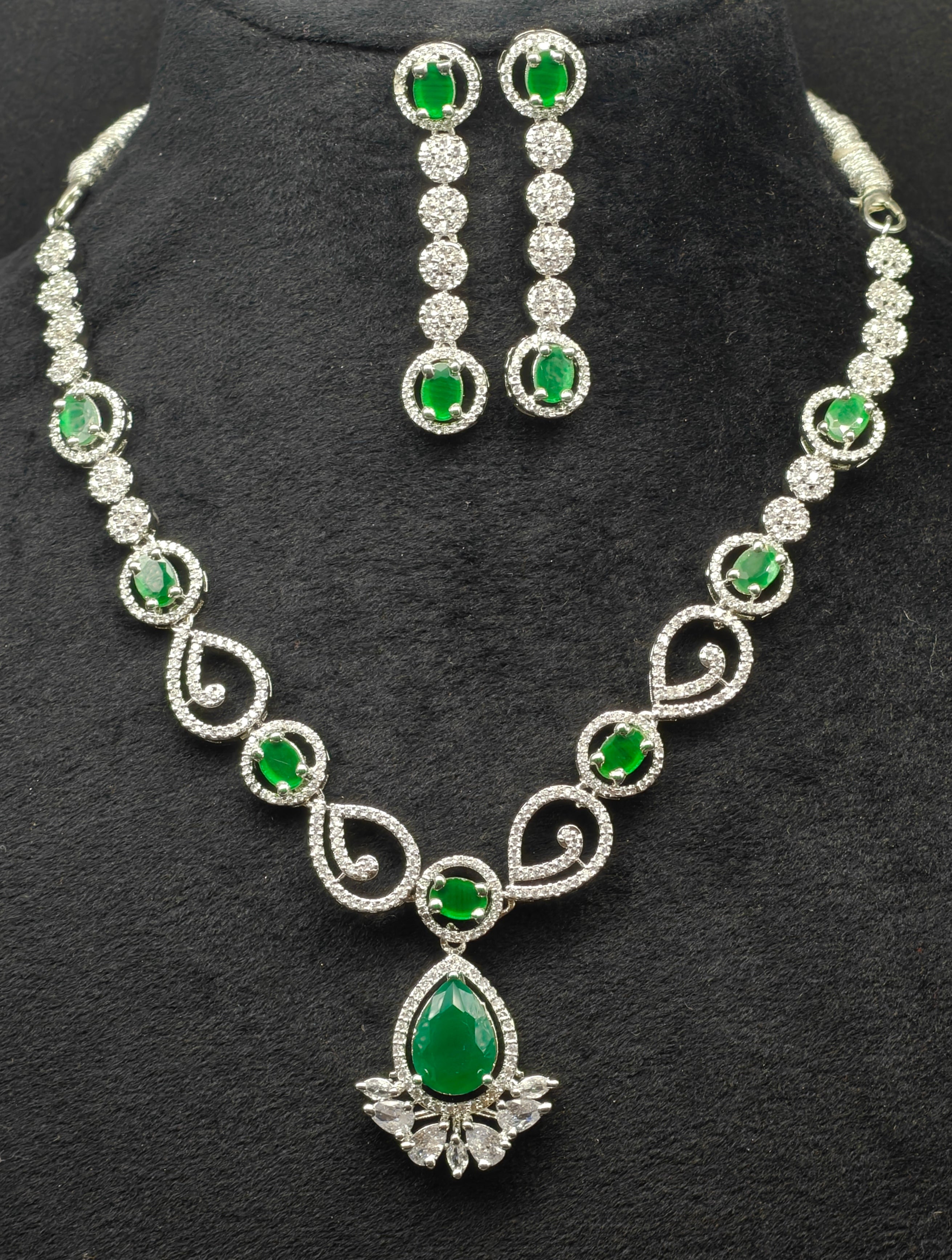 Silver necklace jewellery